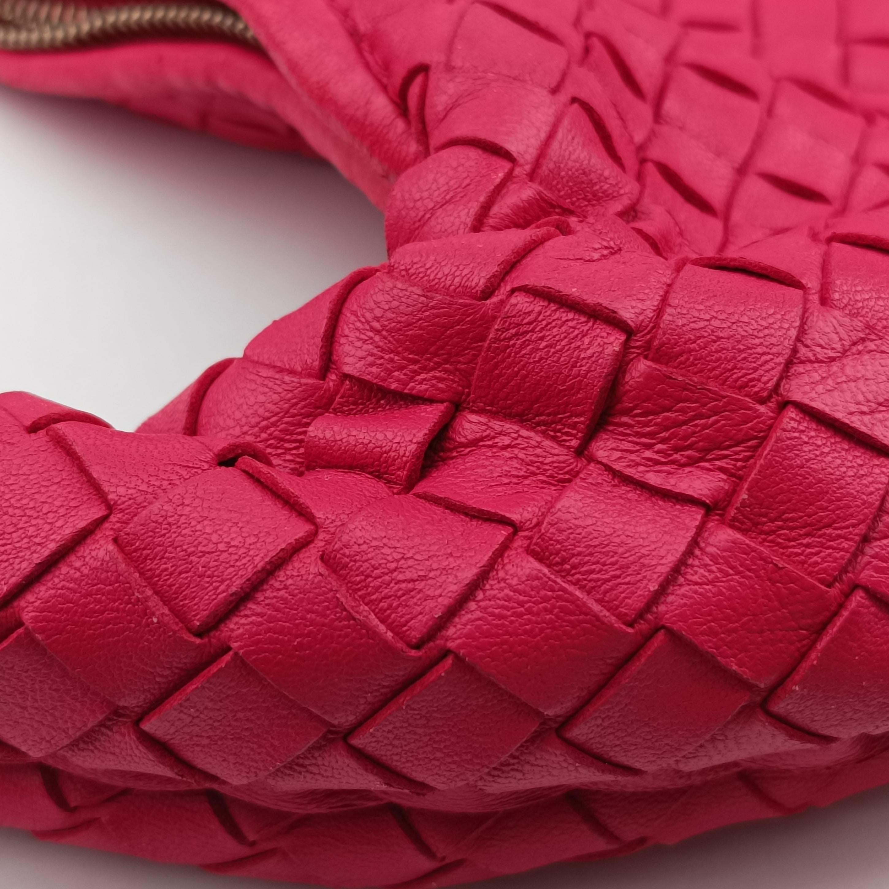Pre-owned Bottega Veneta Intrecciato Rose lambskin  shoulderbag | stylenewstar