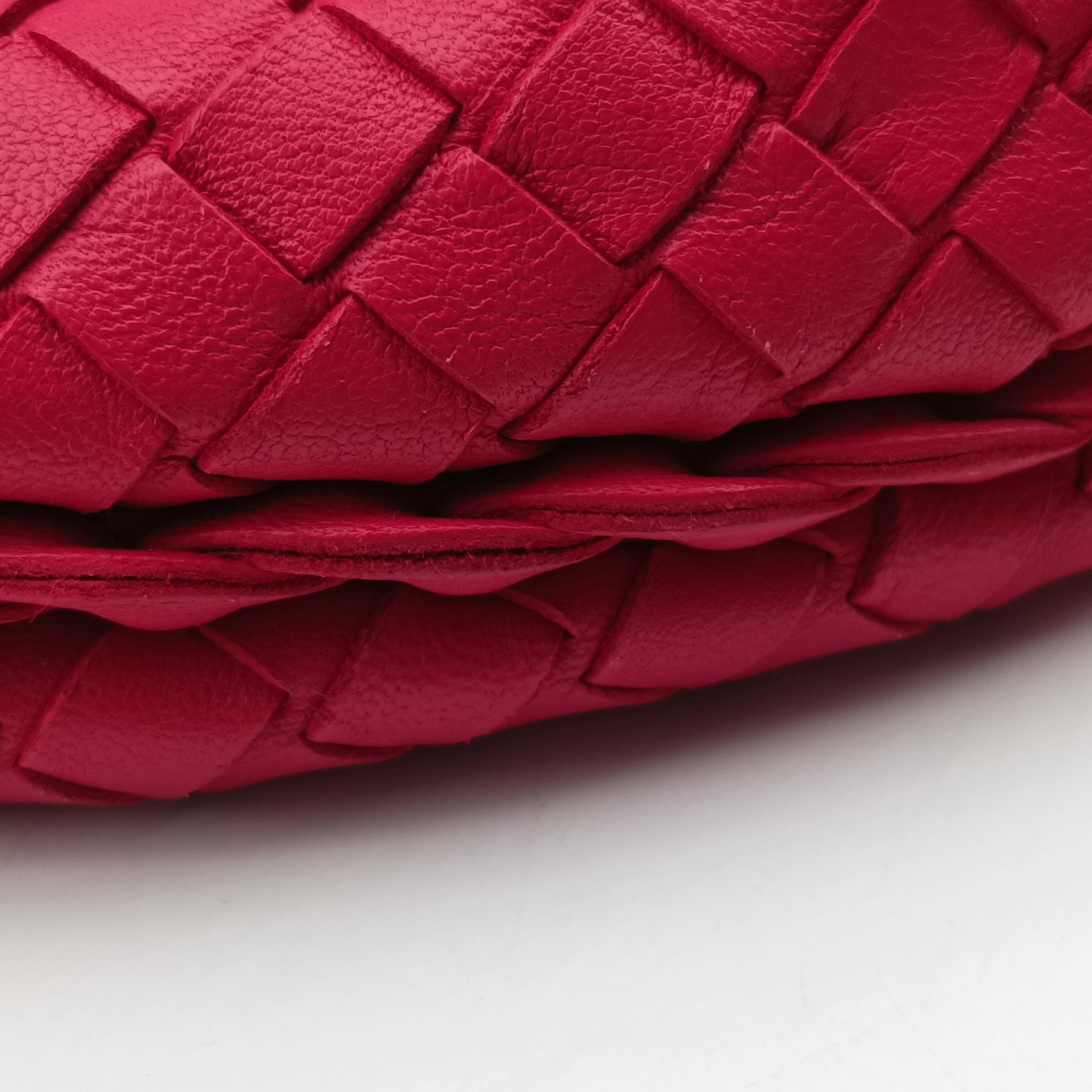 Pre-owned Bottega Veneta Intrecciato Rose lambskin  shoulderbag | stylenewstar