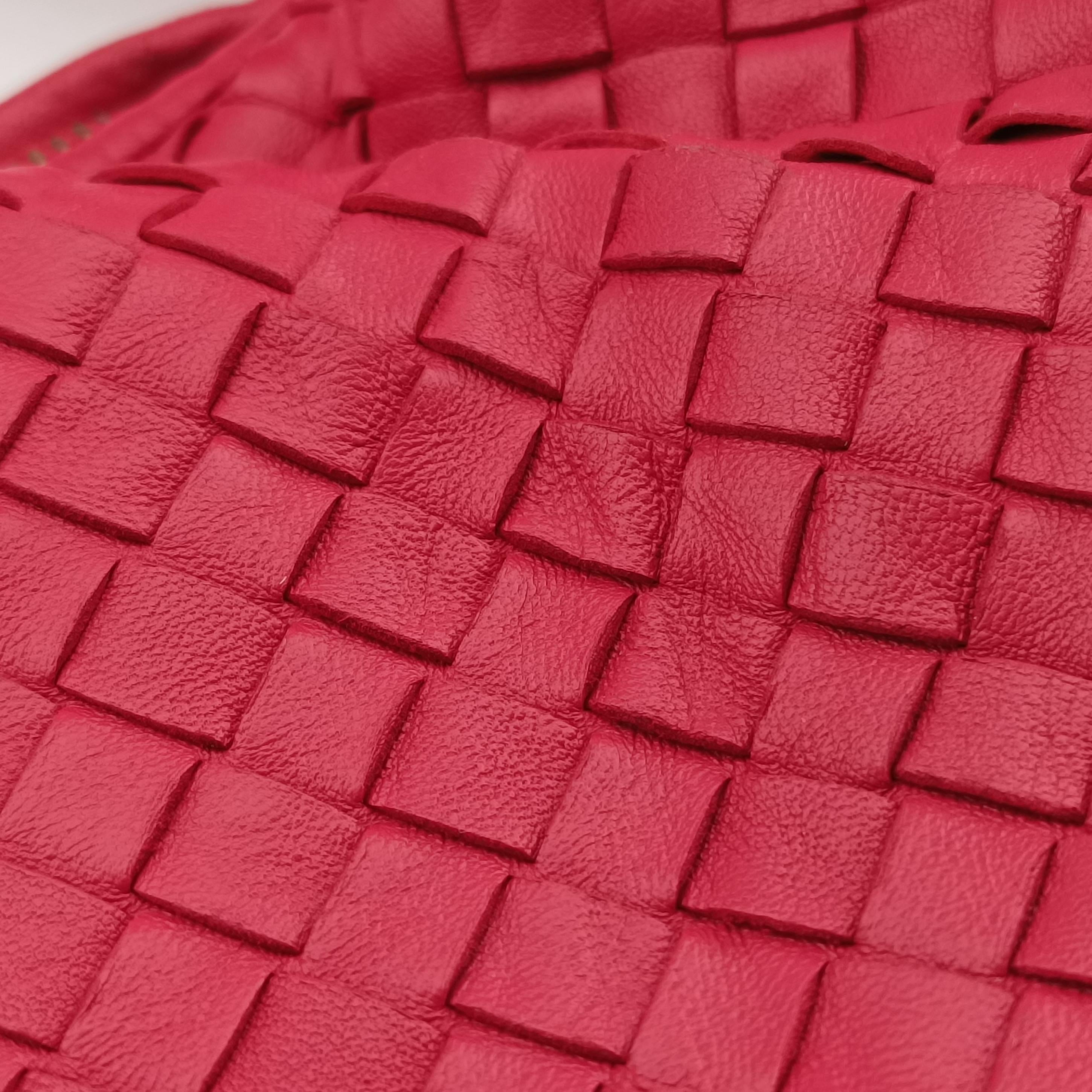 Pre-owned Bottega Veneta Intrecciato Rose lambskin  shoulderbag | stylenewstar
