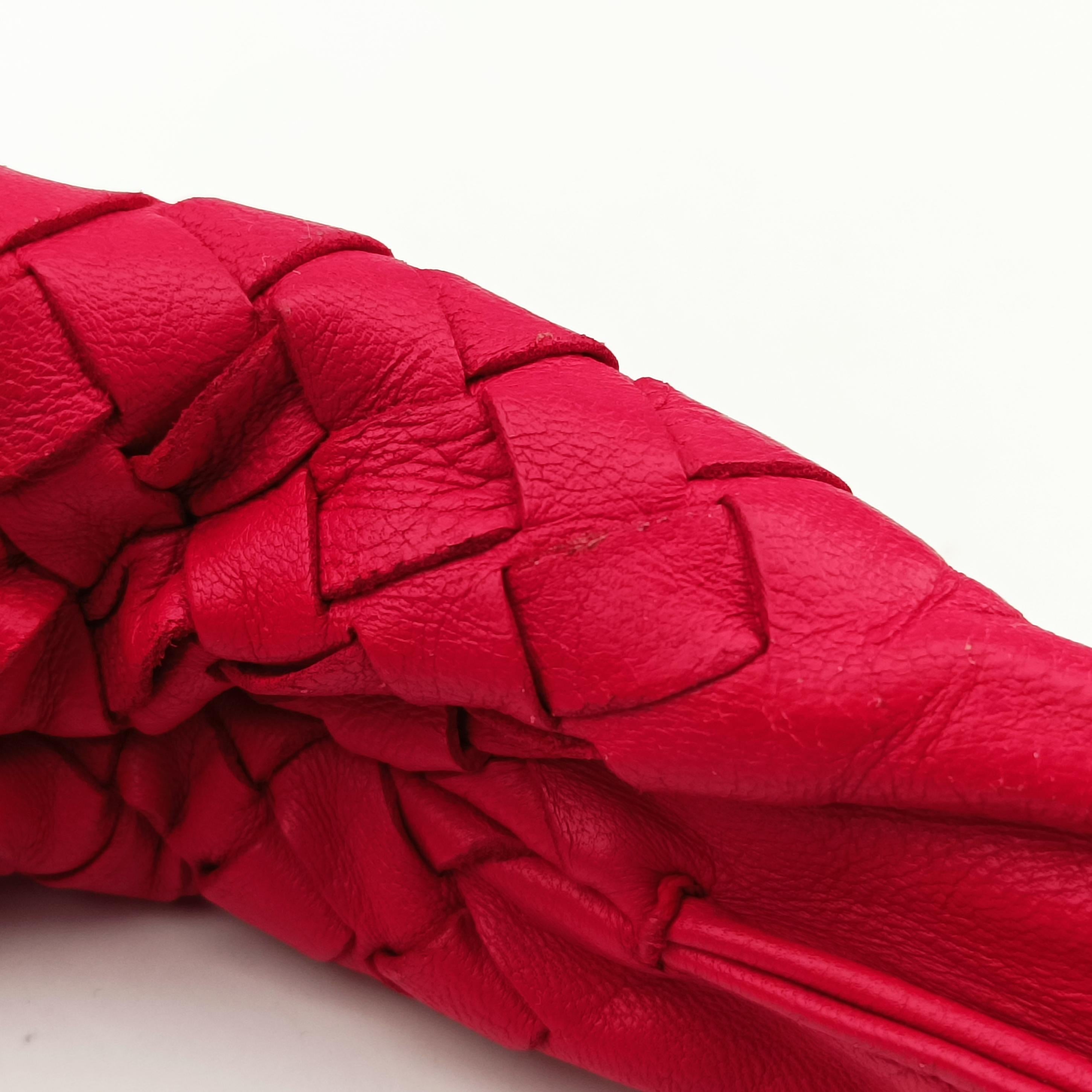 Pre-owned Bottega Veneta Intrecciato Rose lambskin  shoulderbag | stylenewstar