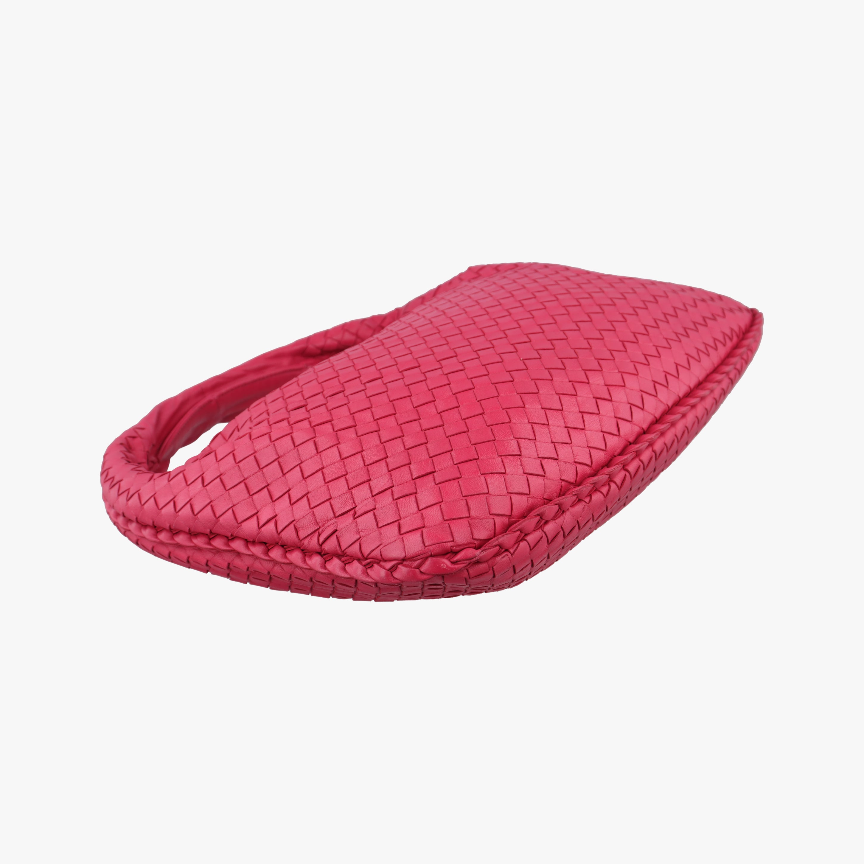Pre-owned Bottega Veneta Intrecciato Rose lambskin  shoulderbag | stylenewstar