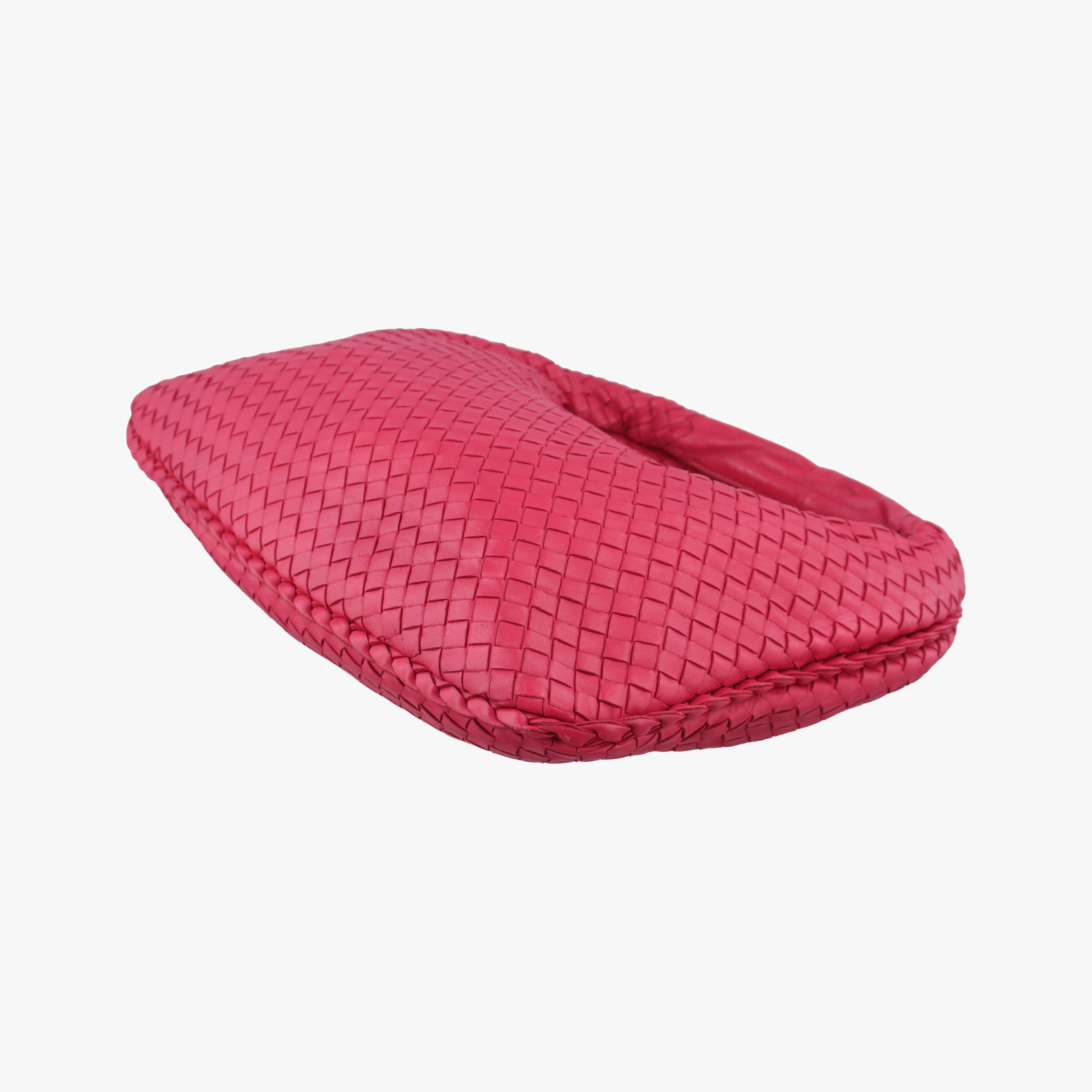 Pre-owned Bottega Veneta Intrecciato Rose lambskin  shoulderbag | stylenewstar