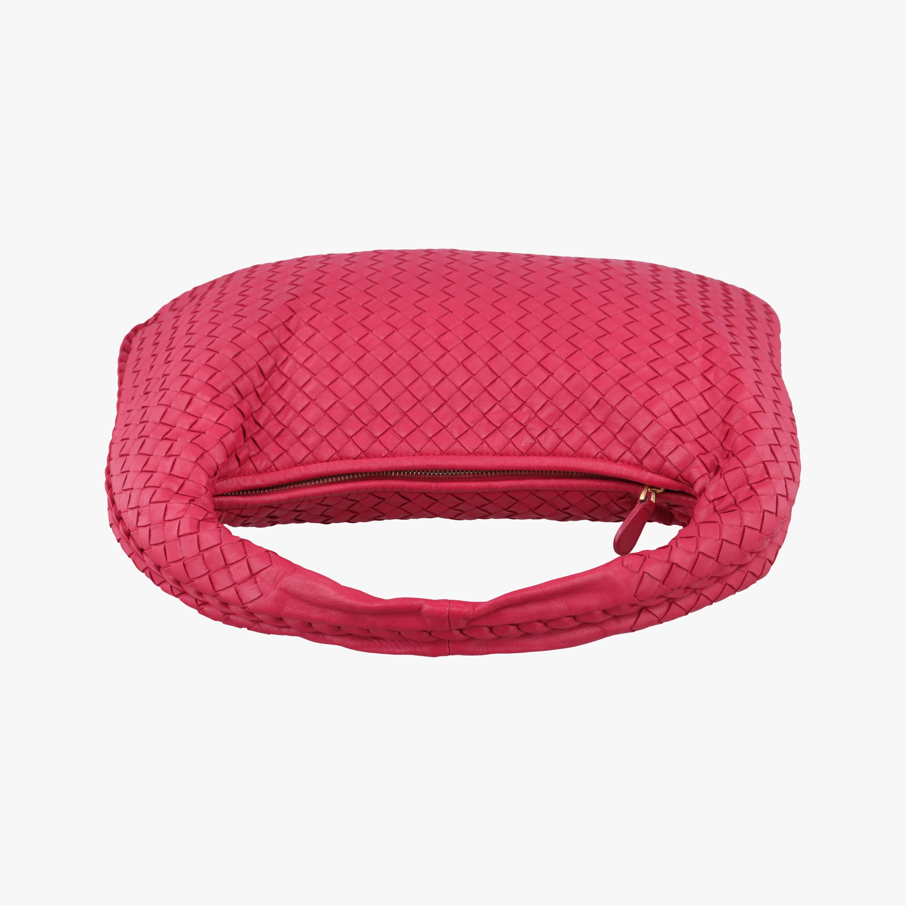 Pre-owned Bottega Veneta Intrecciato Rose lambskin  shoulderbag | stylenewstar