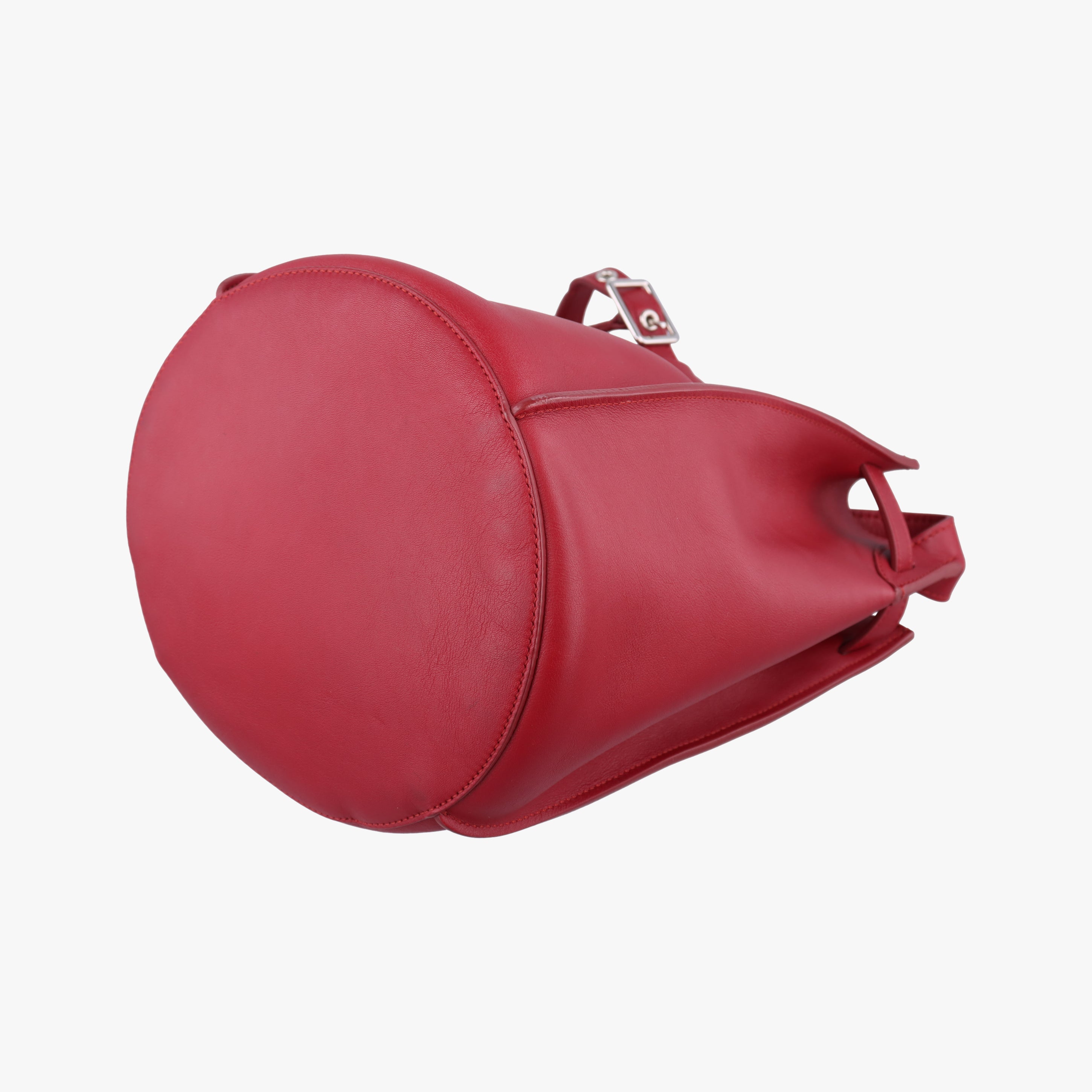 Pre-owned Celine Long Strap Big Bag Red leather  shoulderbag | stylenewstar