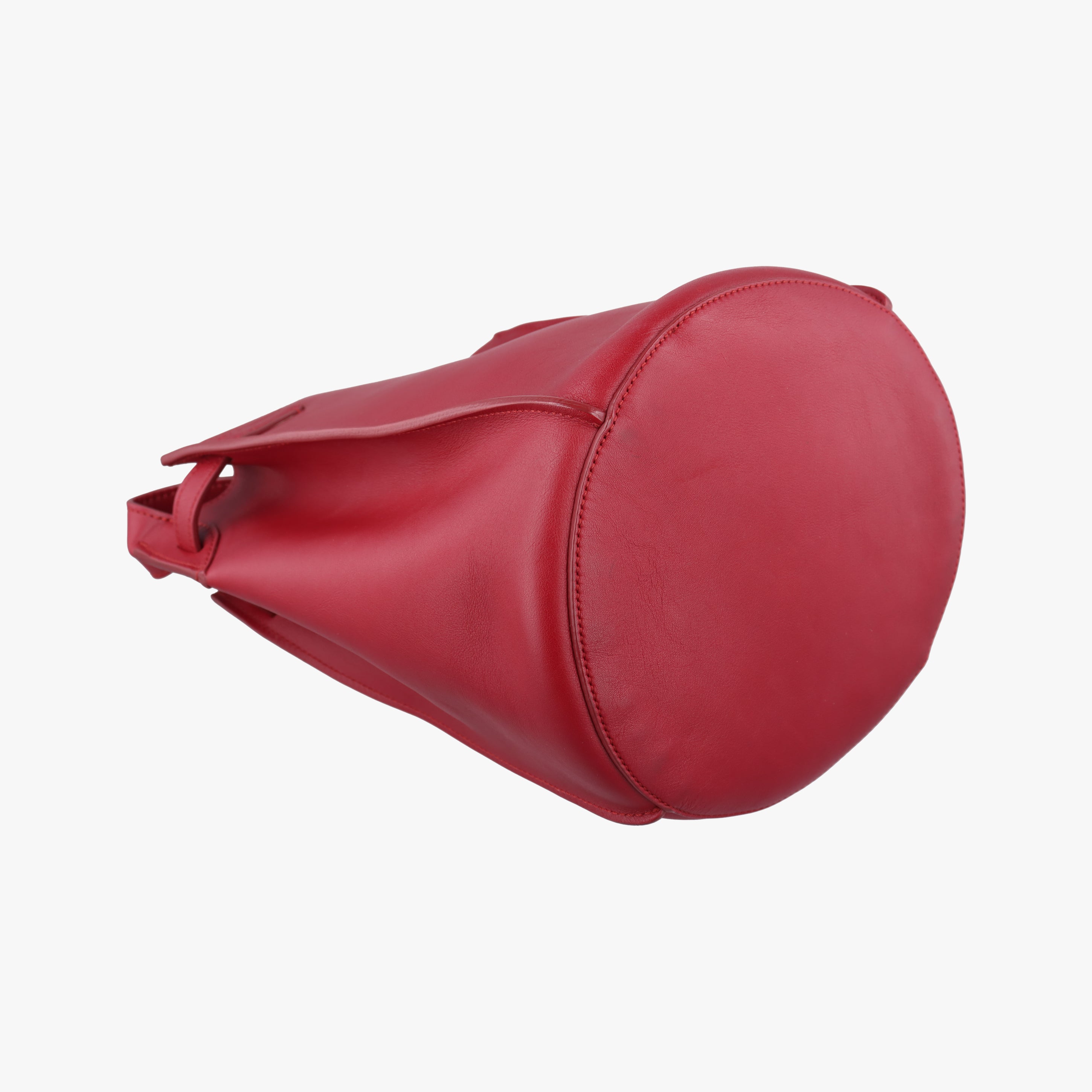 Pre-owned Celine Long Strap Big Bag Red leather  shoulderbag | stylenewstar