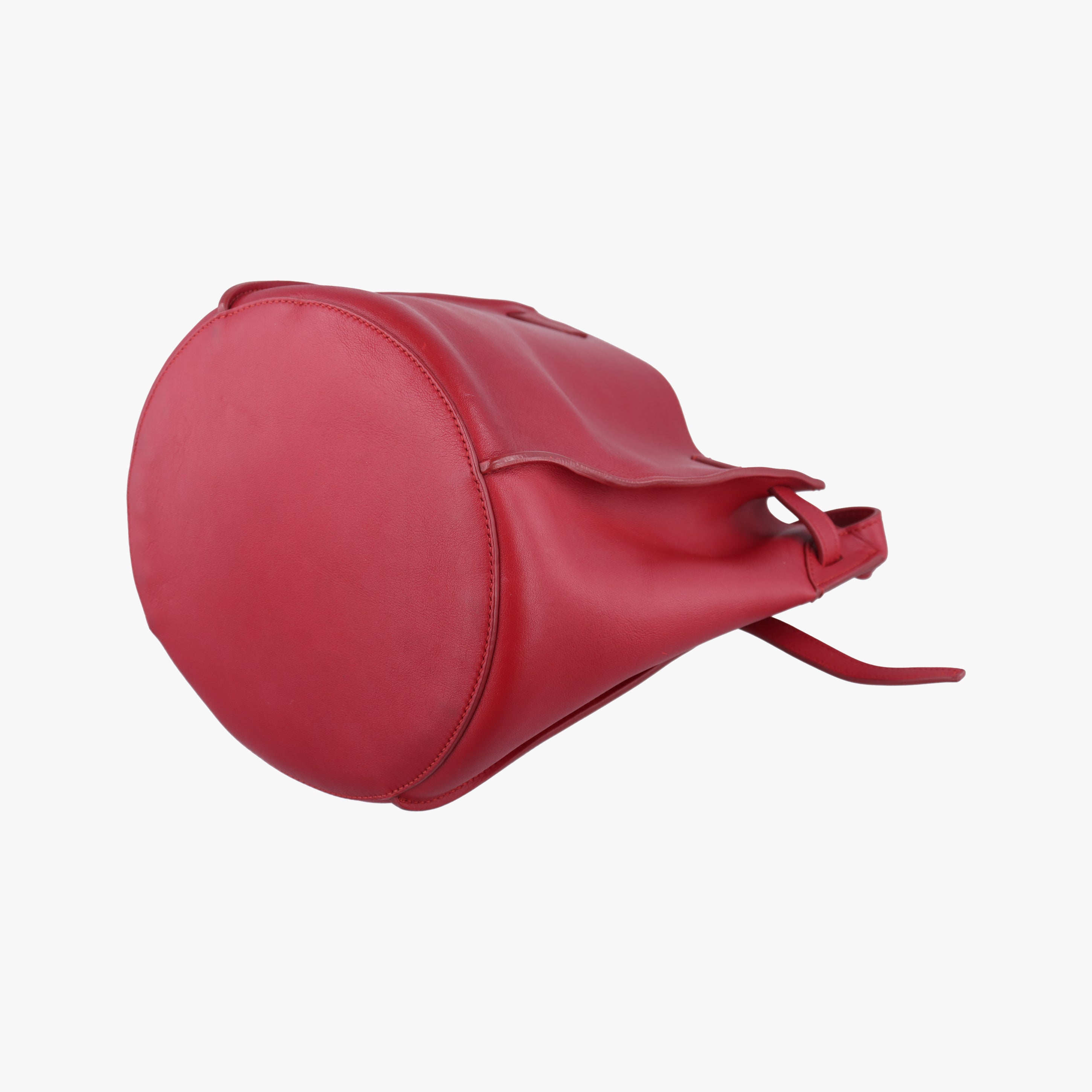 Pre-owned Celine Long Strap Big Bag Red leather  shoulderbag | stylenewstar