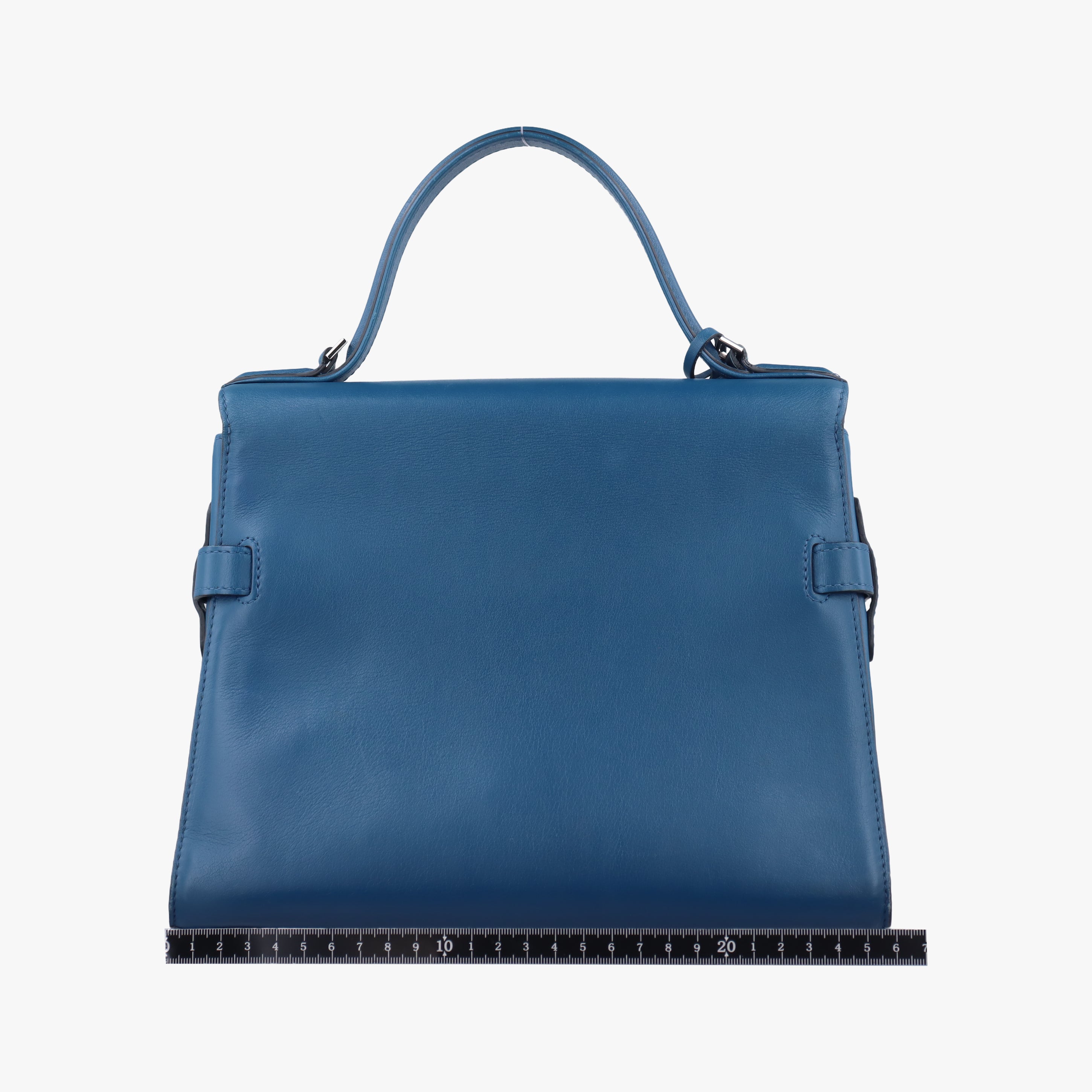 Secondhand Delvaux Tan pete Blue Leather  shoulderbag | stylenewstar