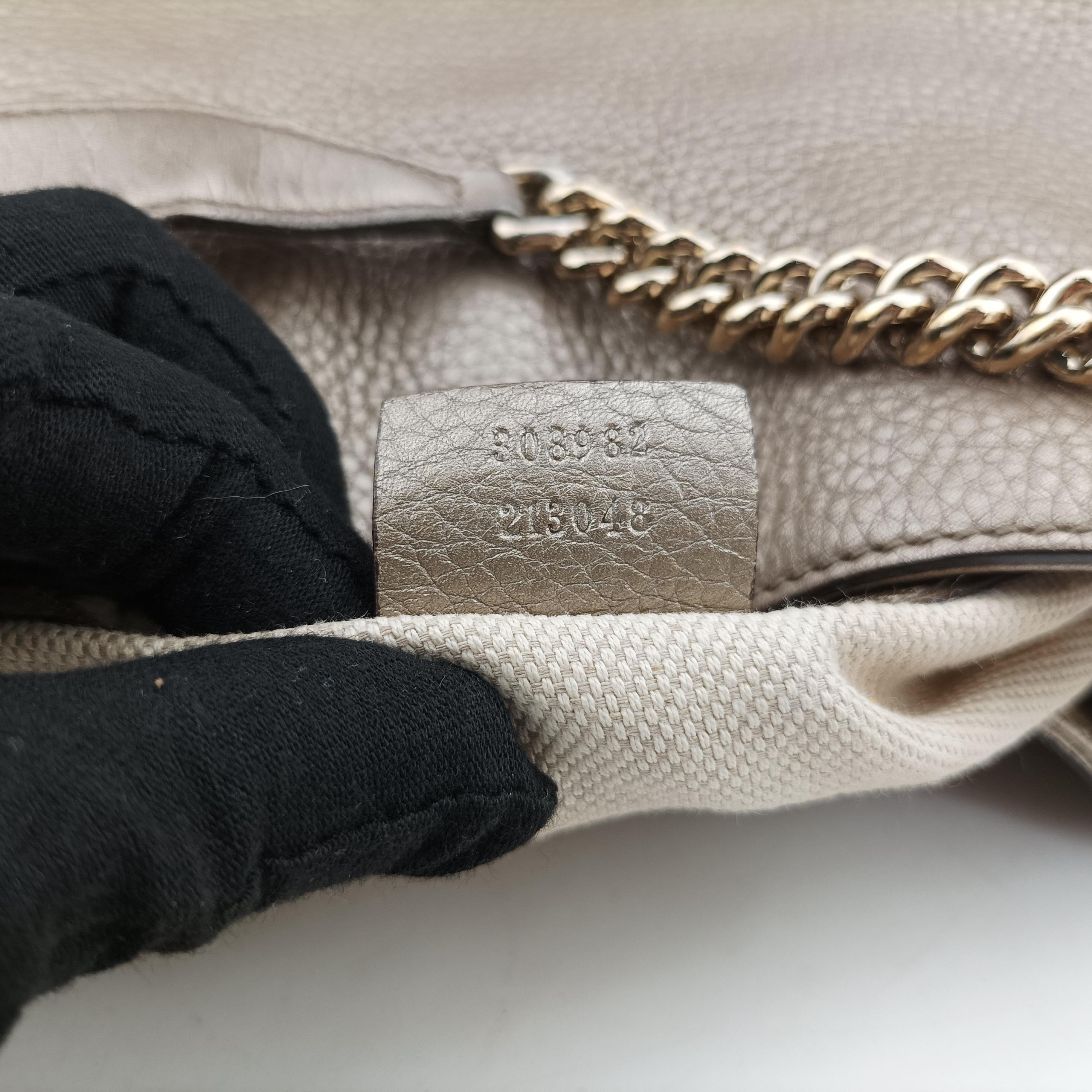 Secondhand Gucci Soho Golden Leather 308982 shoulderbag | stylenewstar