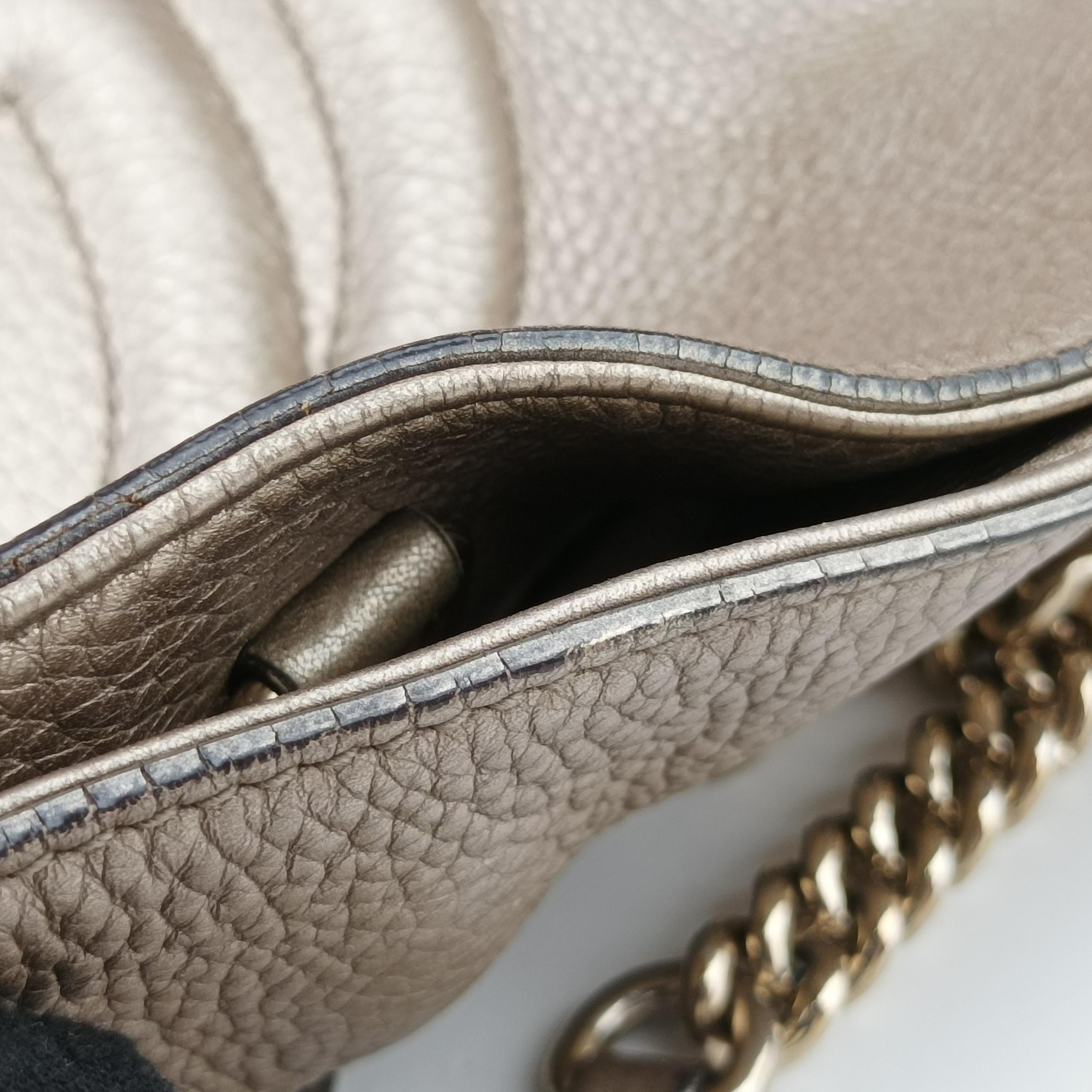 Secondhand Gucci Soho Golden Leather 308982 shoulderbag | stylenewstar