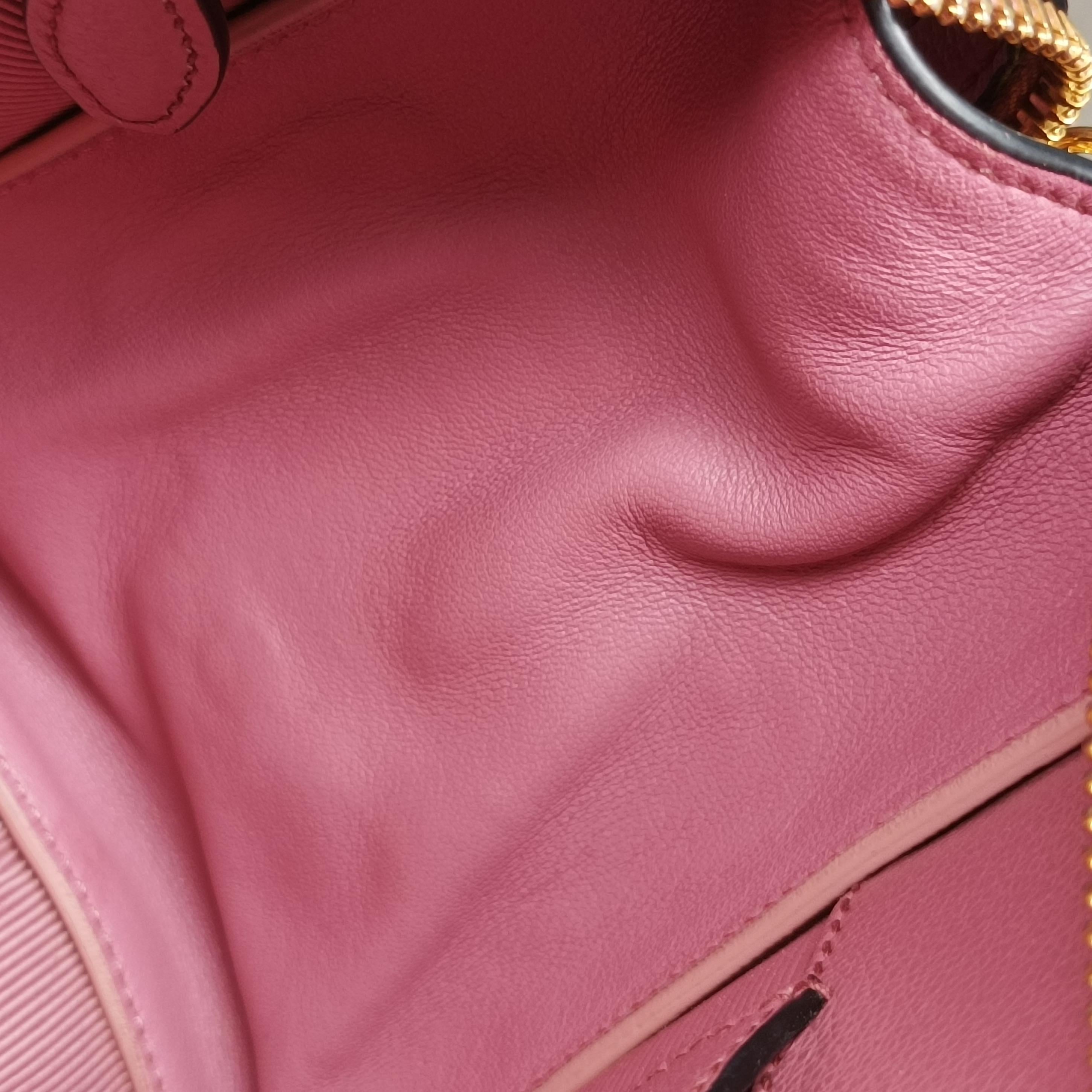Secondhand Prada logo Pink leather 1BA164 shoulderbag | stylenewstar