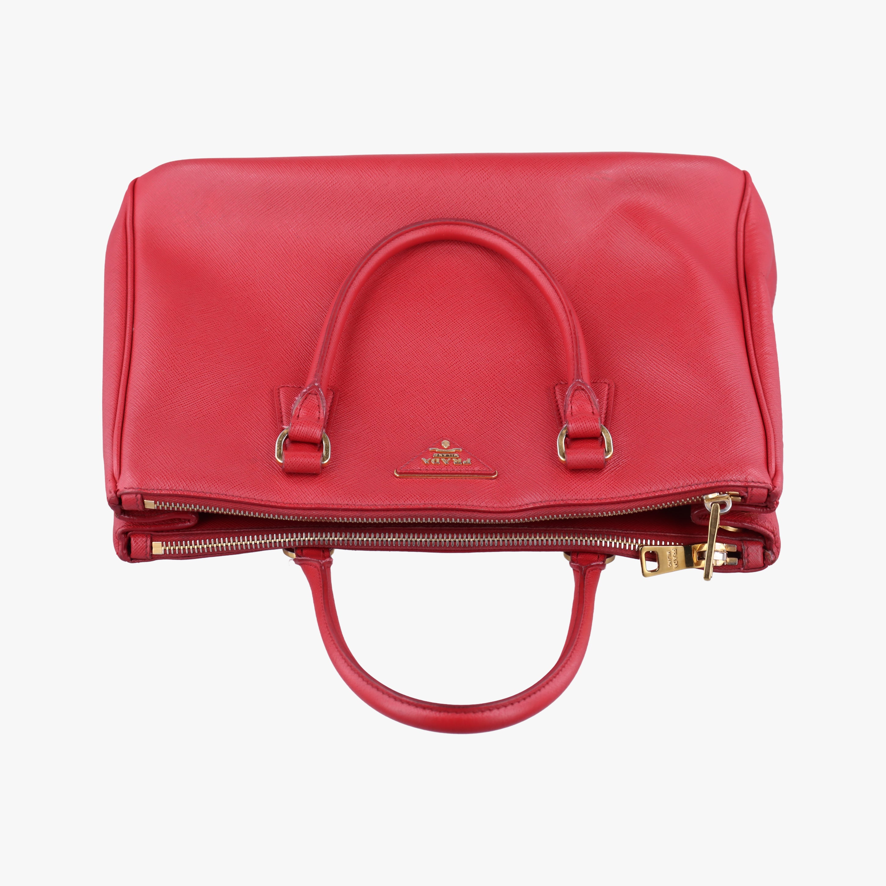 Secondhand Prada Galleria Red SAFFIANO Leather BN2274 shoulderbag | stylenewstar