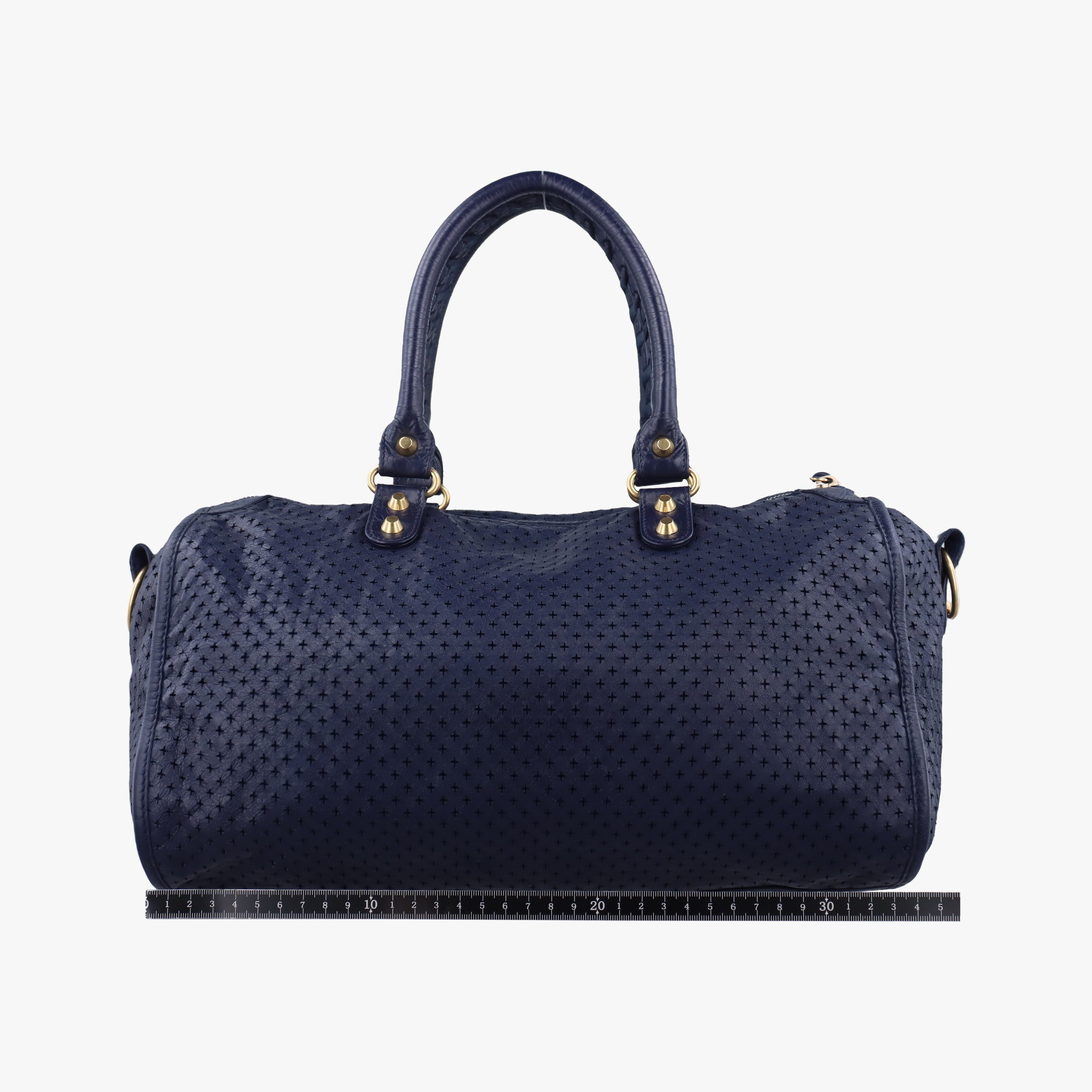 Pre-owned Balenciaga Maxi Twiggy Blue Leather  shoulderbag | stylenewstar