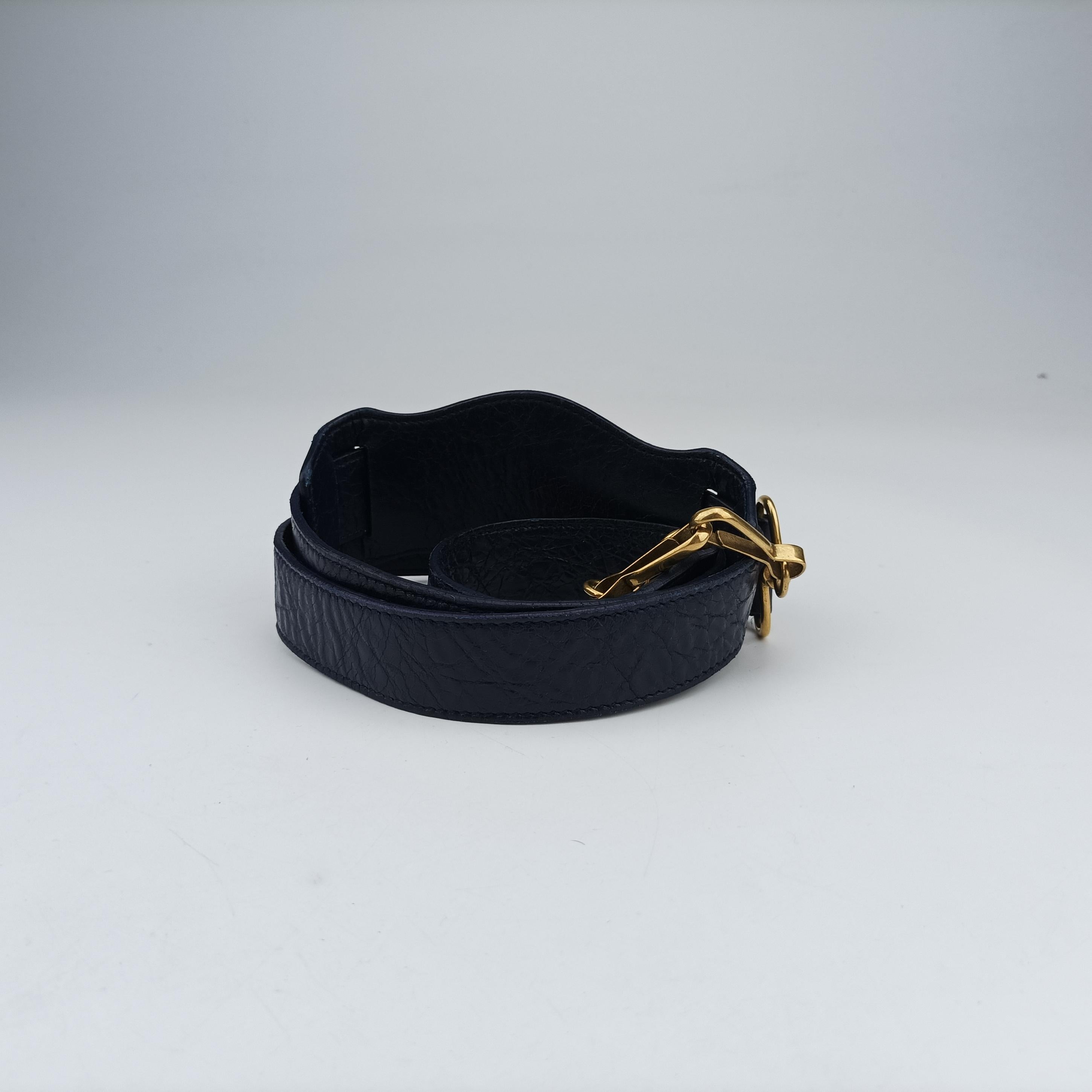 Pre-owned Balenciaga Maxi Twiggy Blue Leather  shoulderbag | stylenewstar