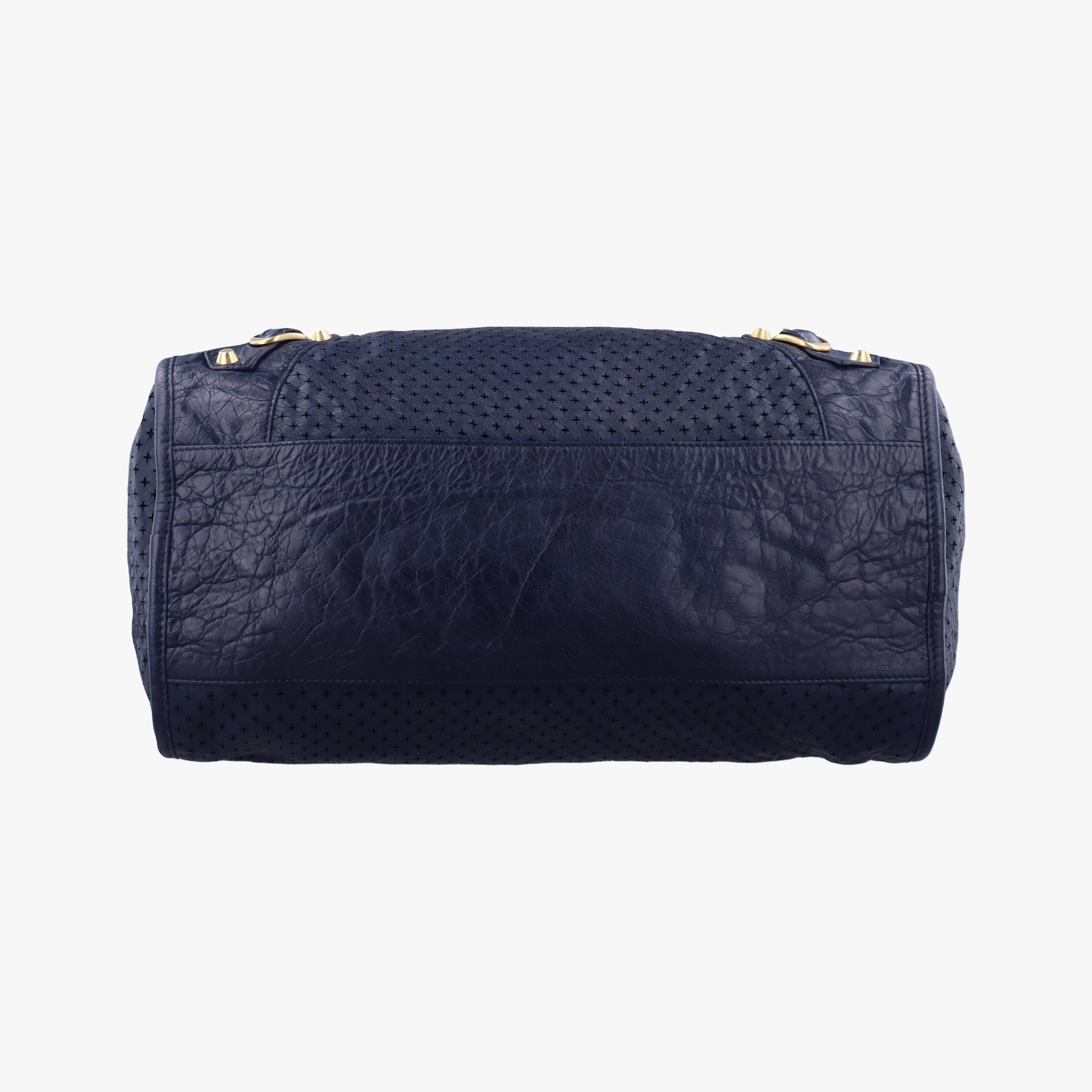 Pre-owned Balenciaga Maxi Twiggy Blue Leather  shoulderbag | stylenewstar
