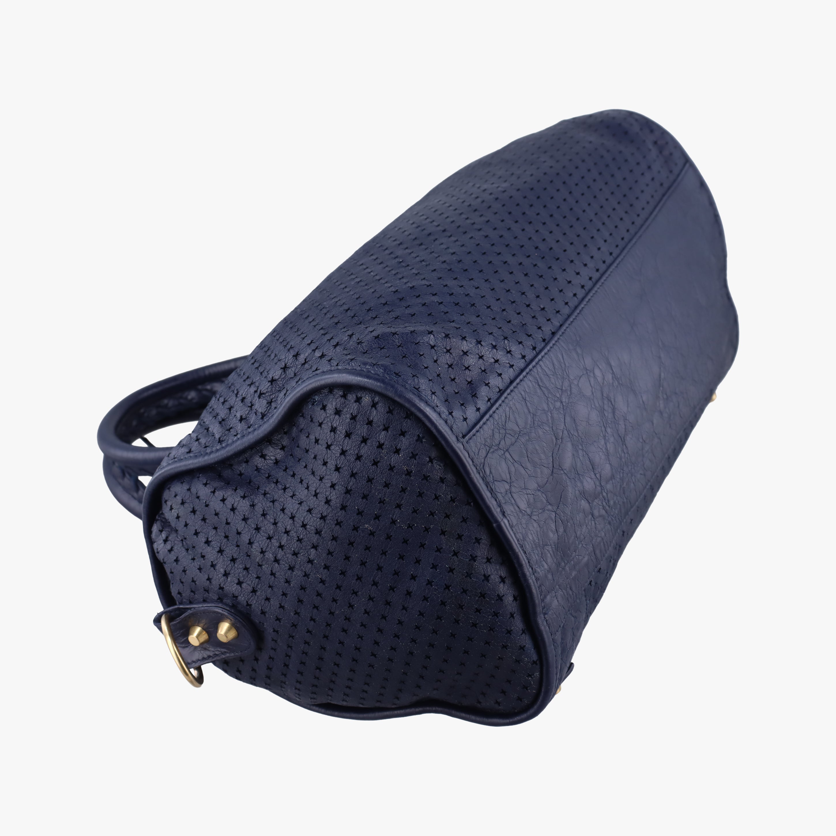 Pre-owned Balenciaga Maxi Twiggy Blue Leather  shoulderbag | stylenewstar