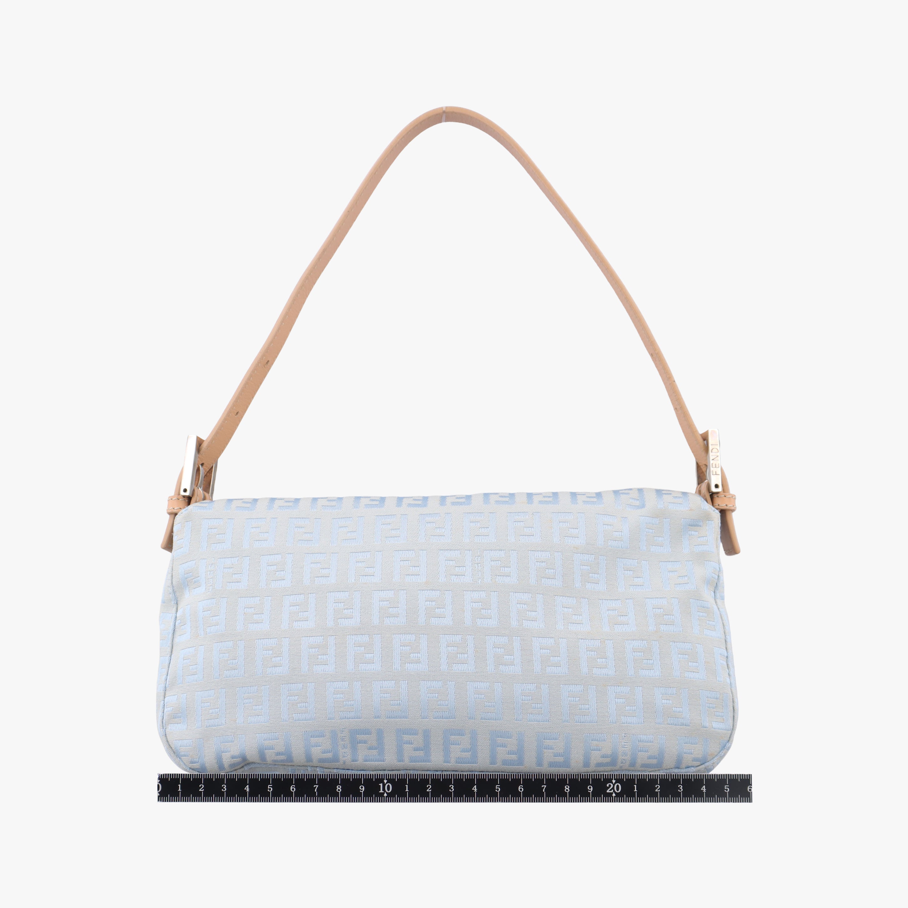 Secondhand Fendi Baguette Blue canvas  shoulderbag | stylenewstar