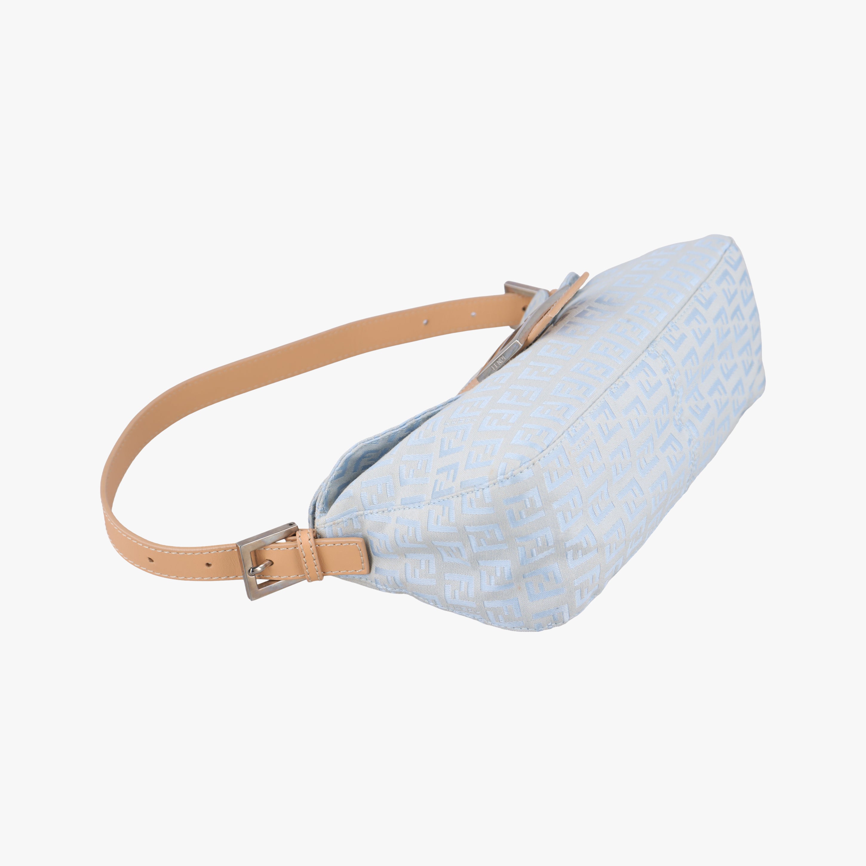 Secondhand Fendi Baguette Blue canvas  shoulderbag | stylenewstar