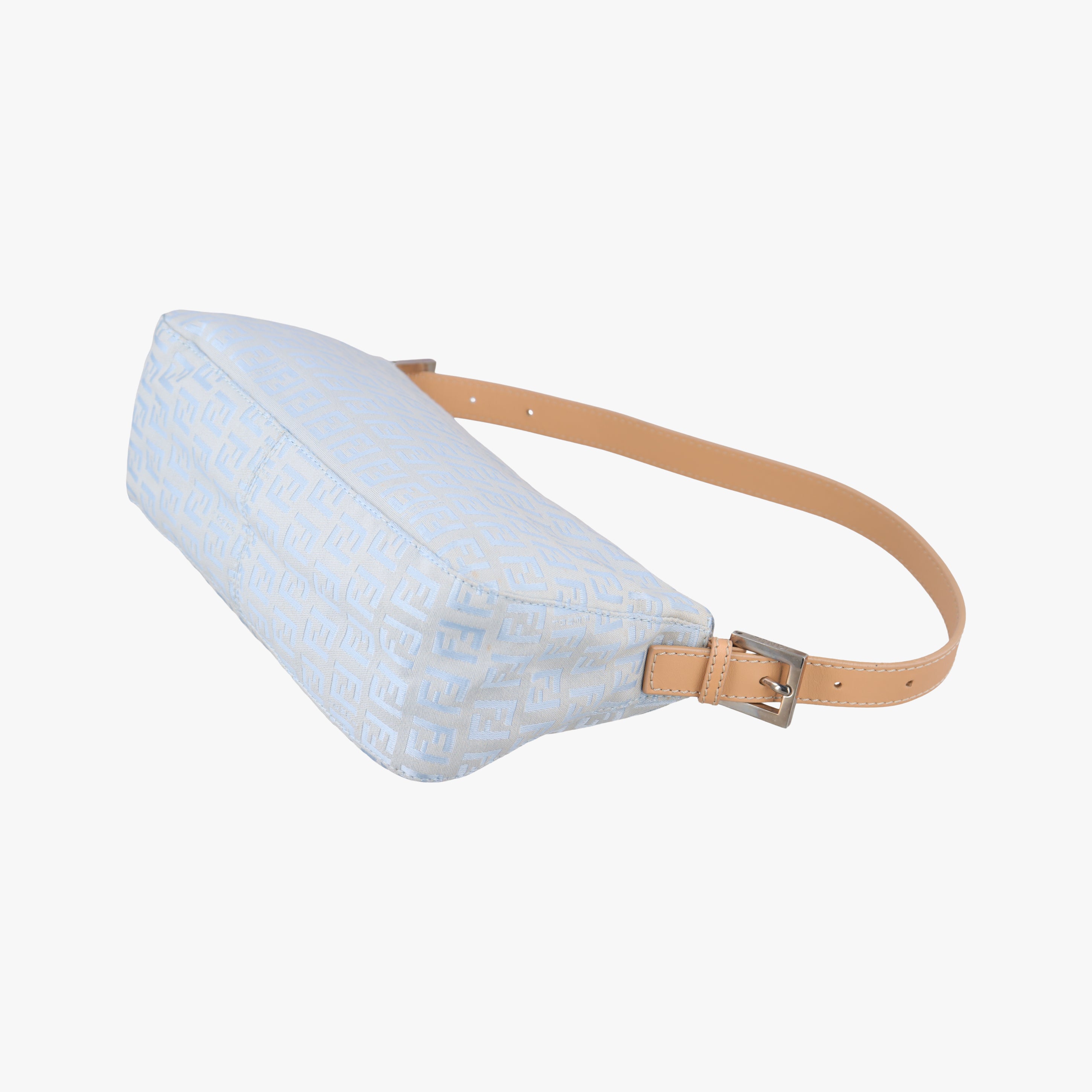 Secondhand Fendi Baguette Blue canvas  shoulderbag | stylenewstar