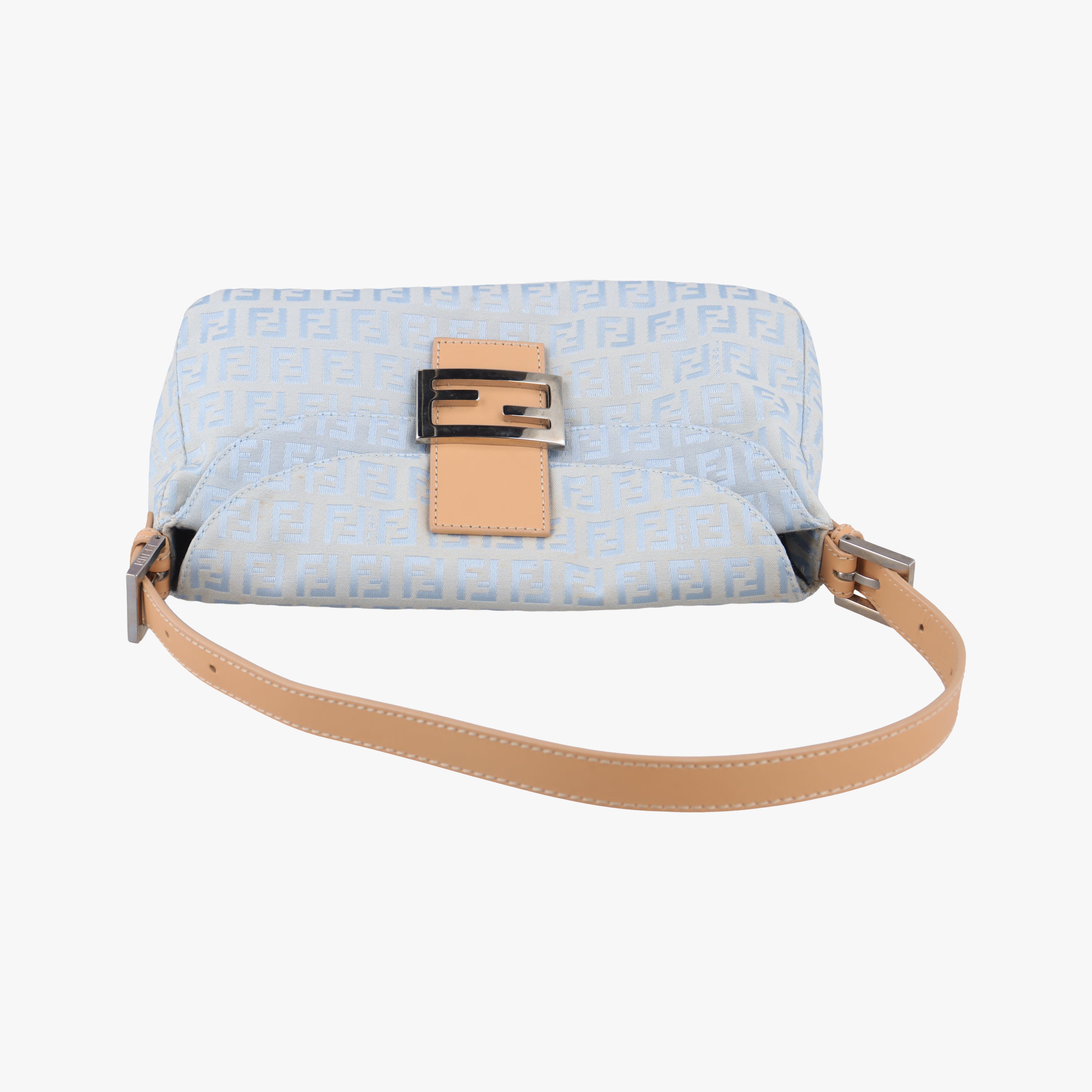 Secondhand Fendi Baguette Blue canvas  shoulderbag | stylenewstar