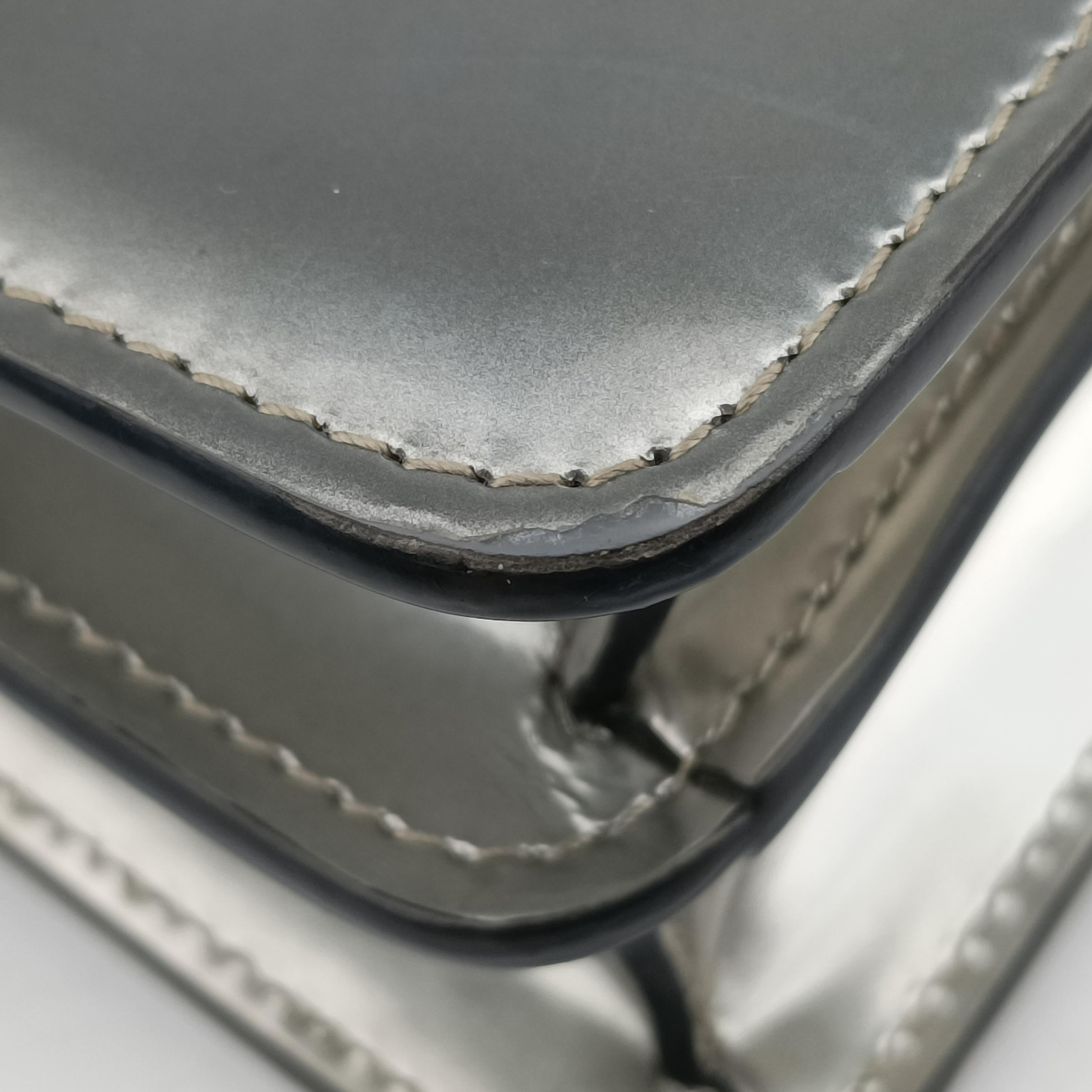 Pre-owned Bvlgari SERPENTI FOREVER Silver Enamel  shoulderbag | stylenewstar