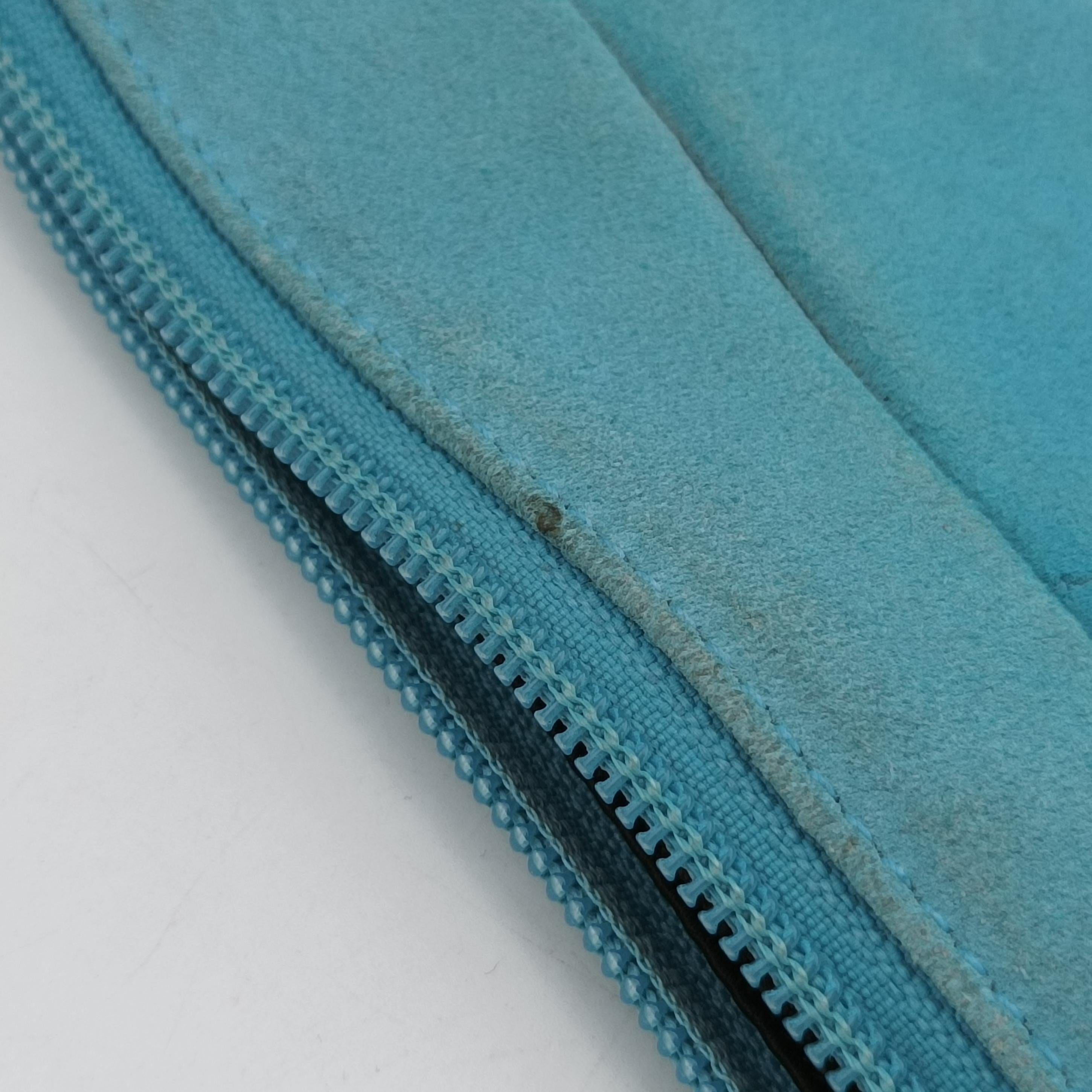 Pre-owned Yves Saint Laurent Rive Gauche Mombasa Blue Suede 467891 shoulderbag | stylenewstar