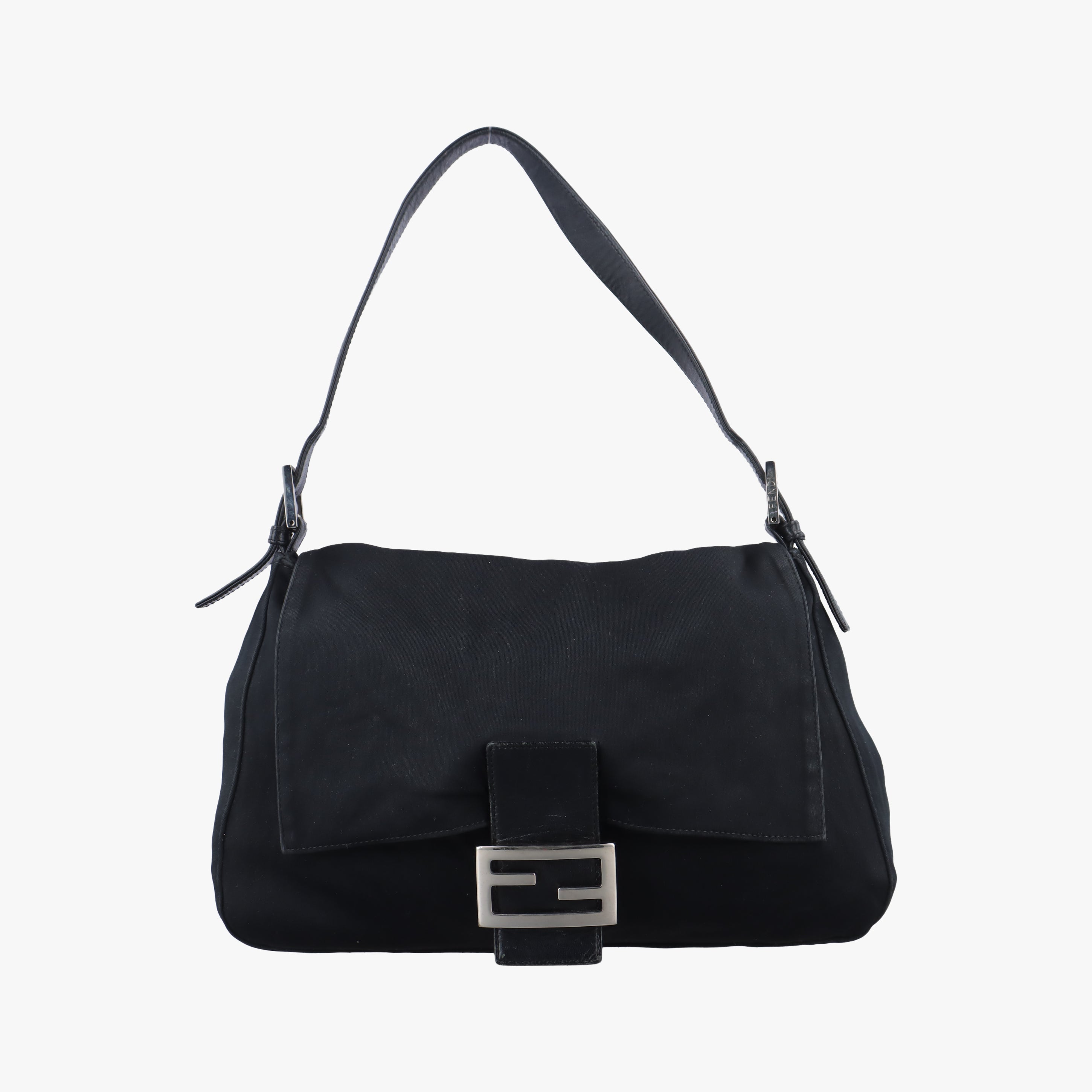 Secondhand Fendi Baguette Black fabric  handbag | stylenewstar