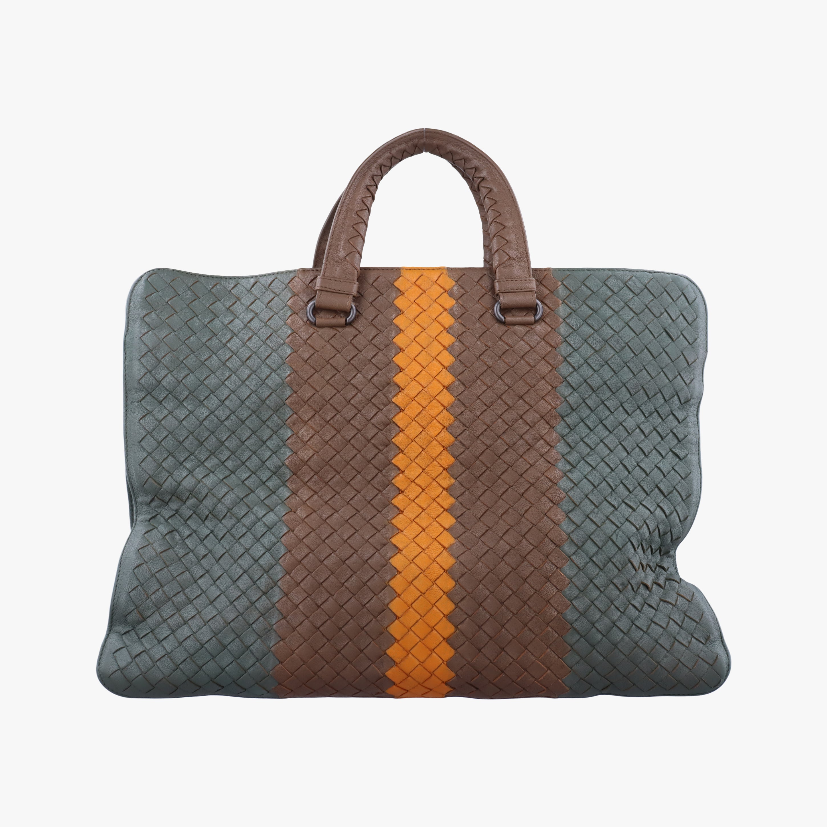 Pre-owned Bottega Veneta Intrecciato Multicolour lambskin  handbag | stylenewstar