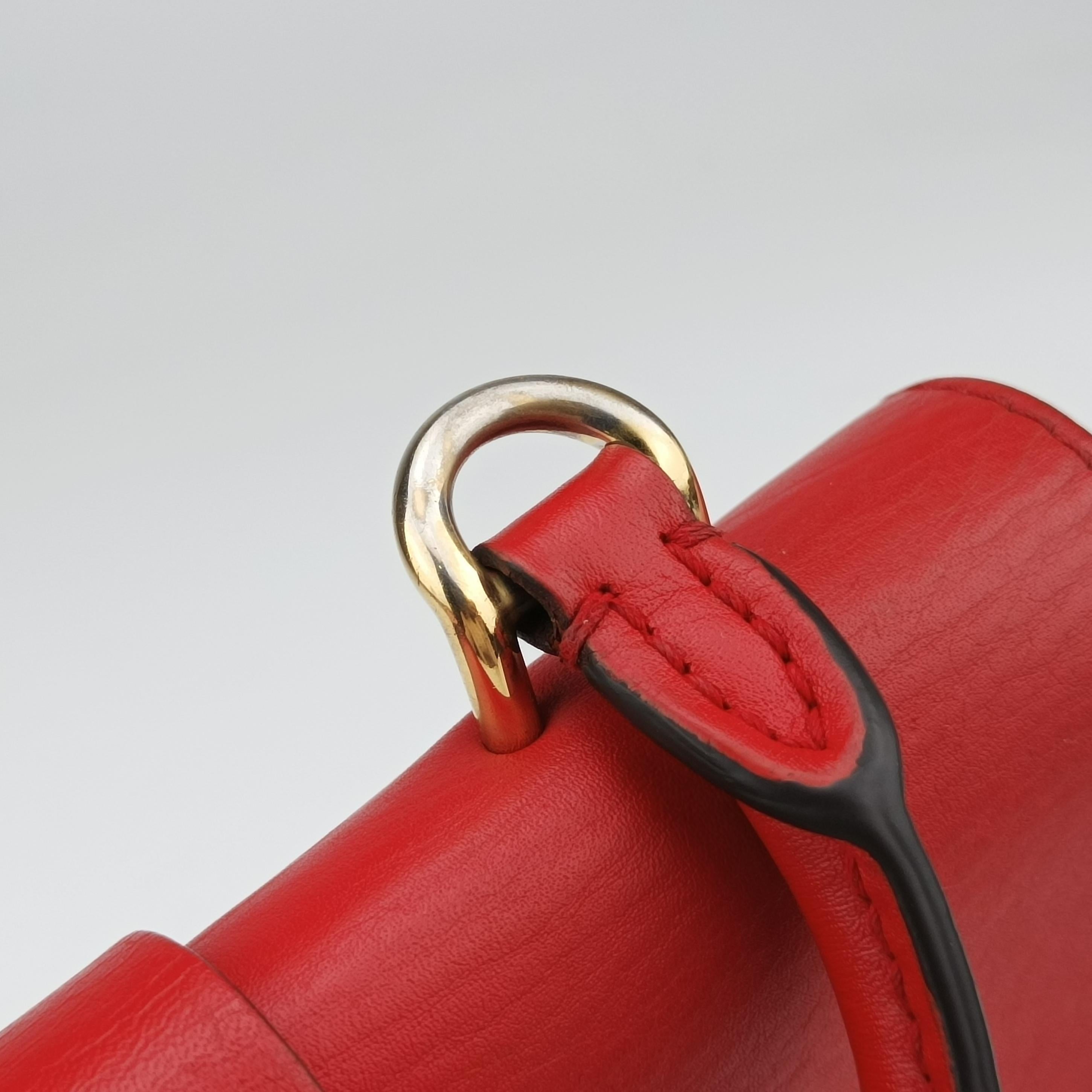 Vintage Louis Vuitton Rocky BB Monogram/Brown×Red Monogram canvas×calf leather M44322 shoulderbag | stylenewstar