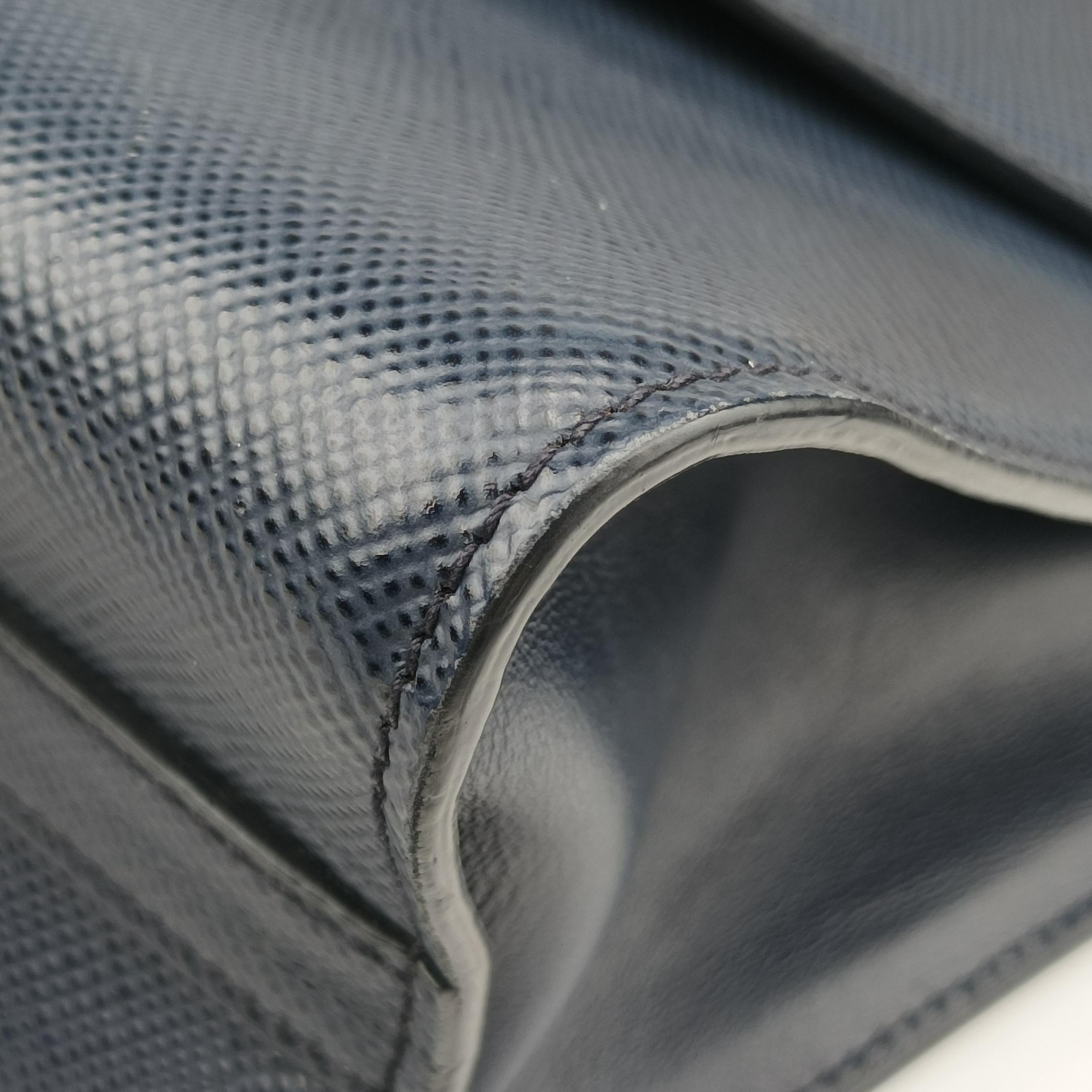 Vintage Prada Monochrome navy SAFFIANO Leather  shoulderbag | stylenewstar