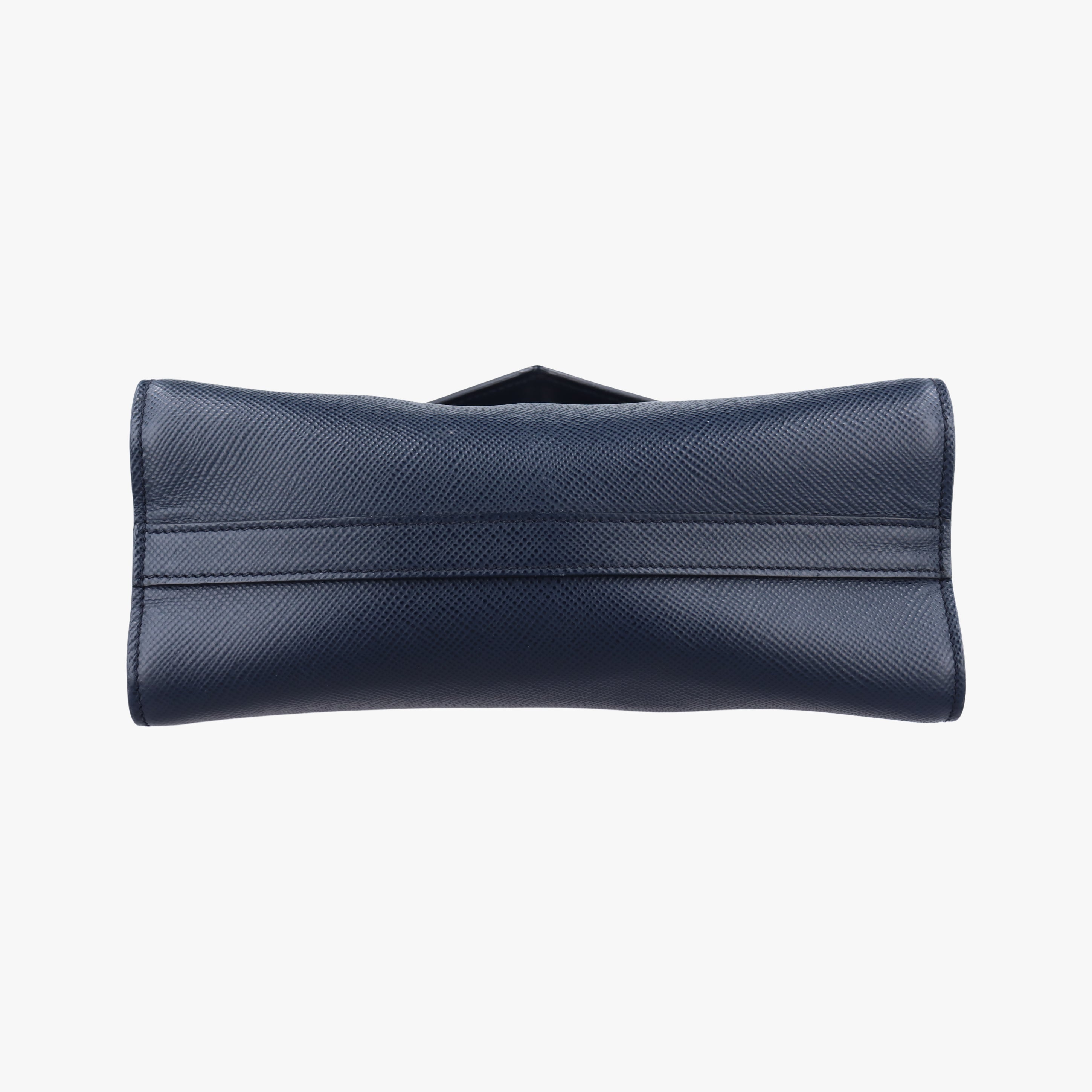 Vintage Prada Monochrome navy SAFFIANO Leather  shoulderbag | stylenewstar