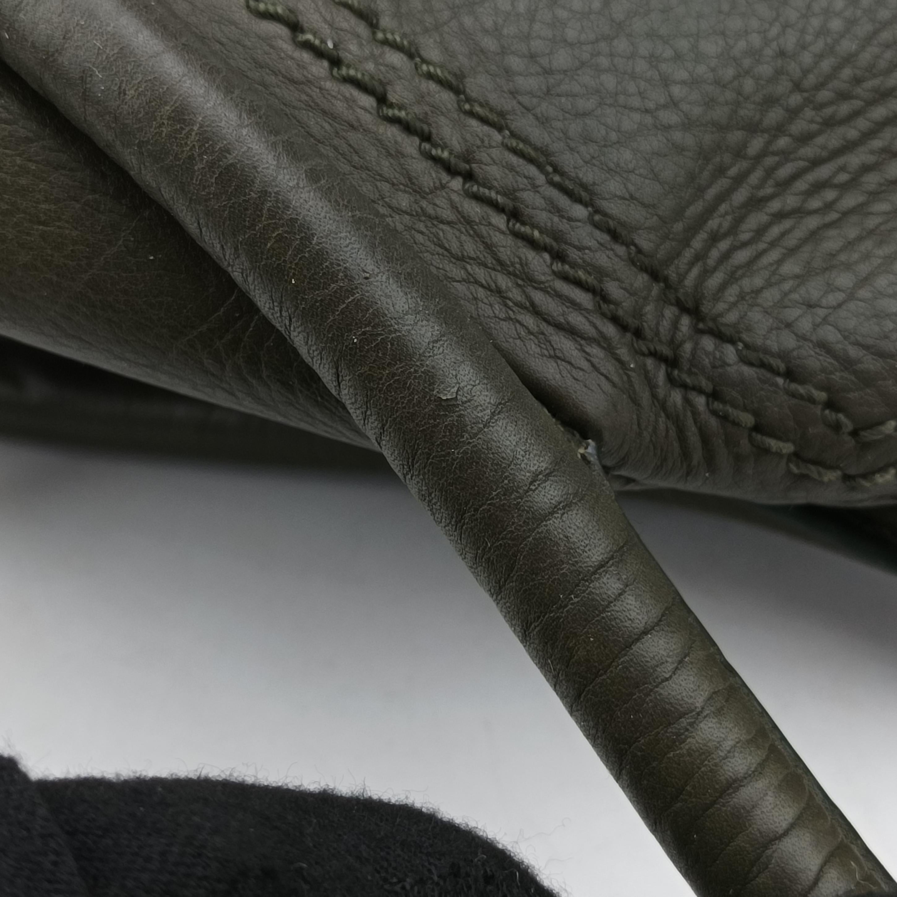Pre-owned Christian Dior Lattice Messenger Green leather  shoulderbag | stylenewstar