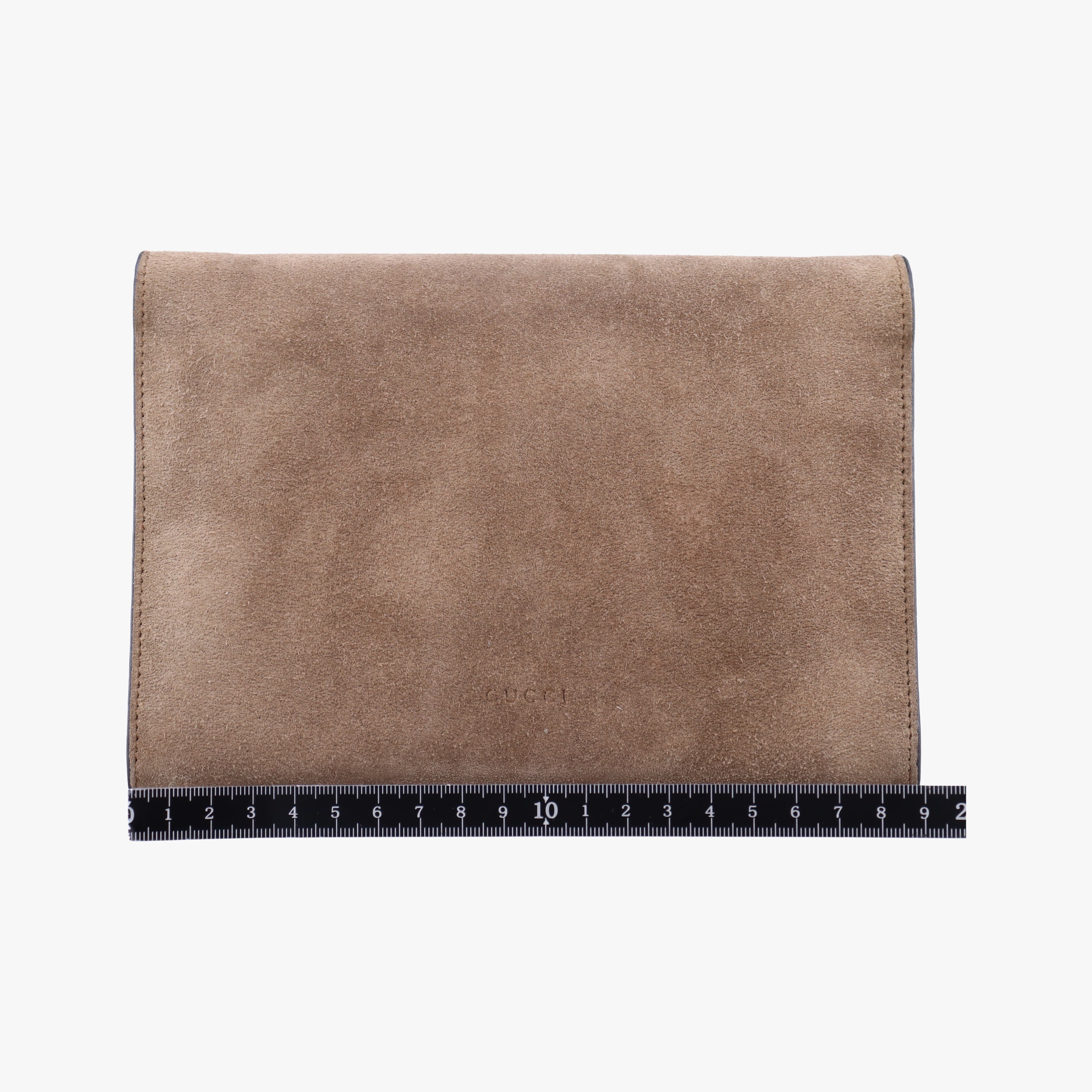 Pre-owned Gucci Dionysus Grey Suede 401231 shoulderbag | stylenewstar