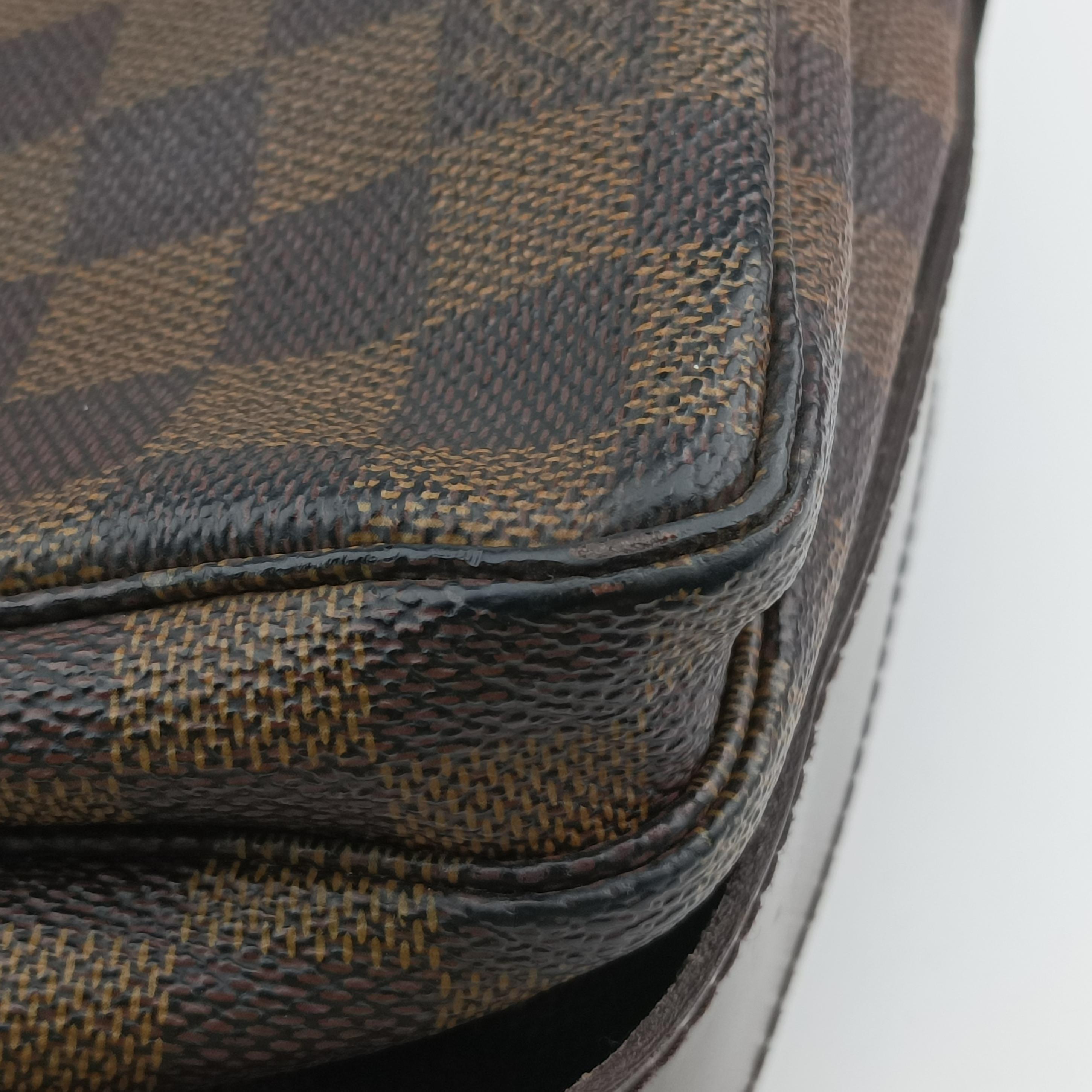 Pre-owned Louis Vuitton NAVIGLIO EBENE Damier Canvas N45255 shoulderbag | stylenewstar