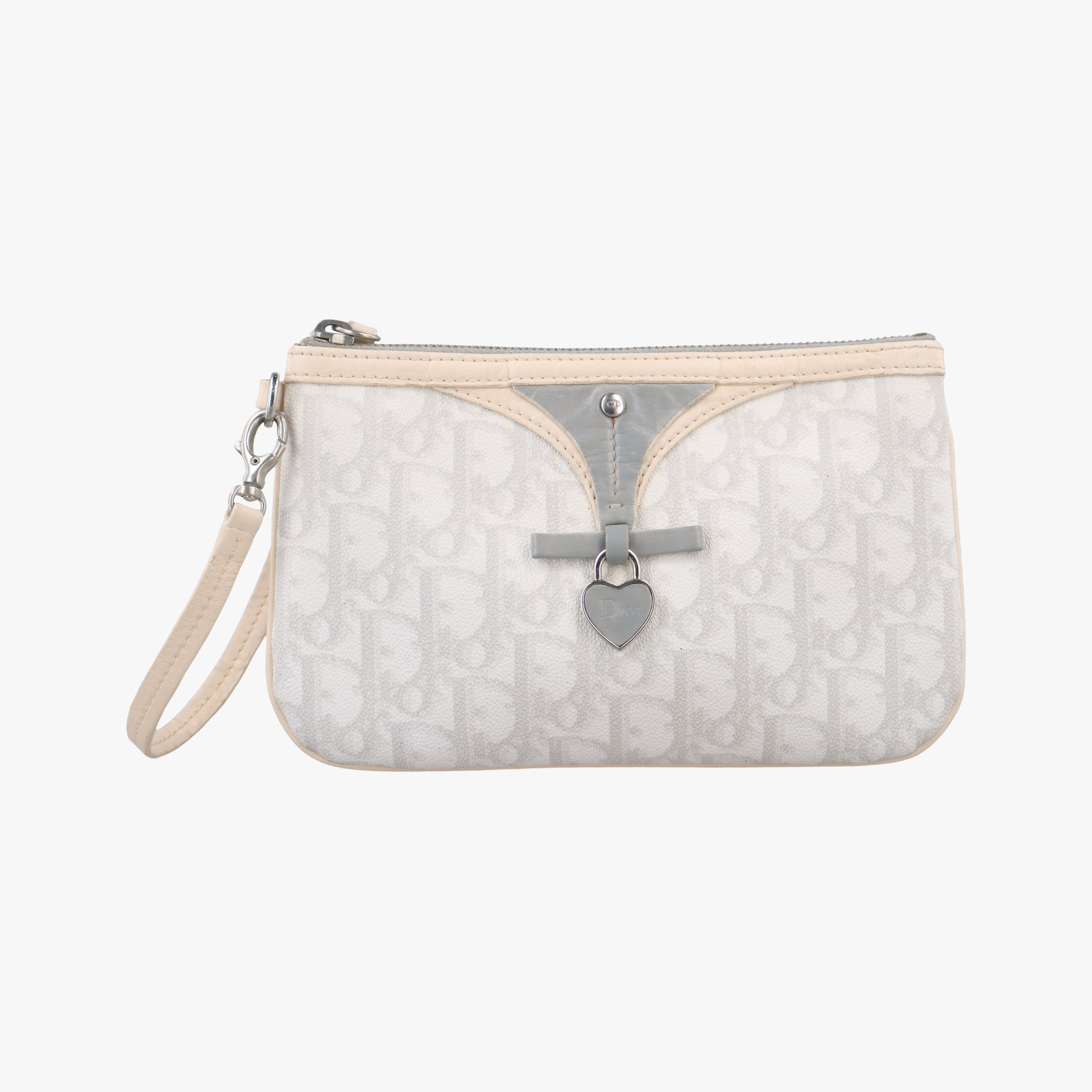 Pre-owned Christian Dior Romantique pouch Multicolour canvas  handbag | stylenewstar