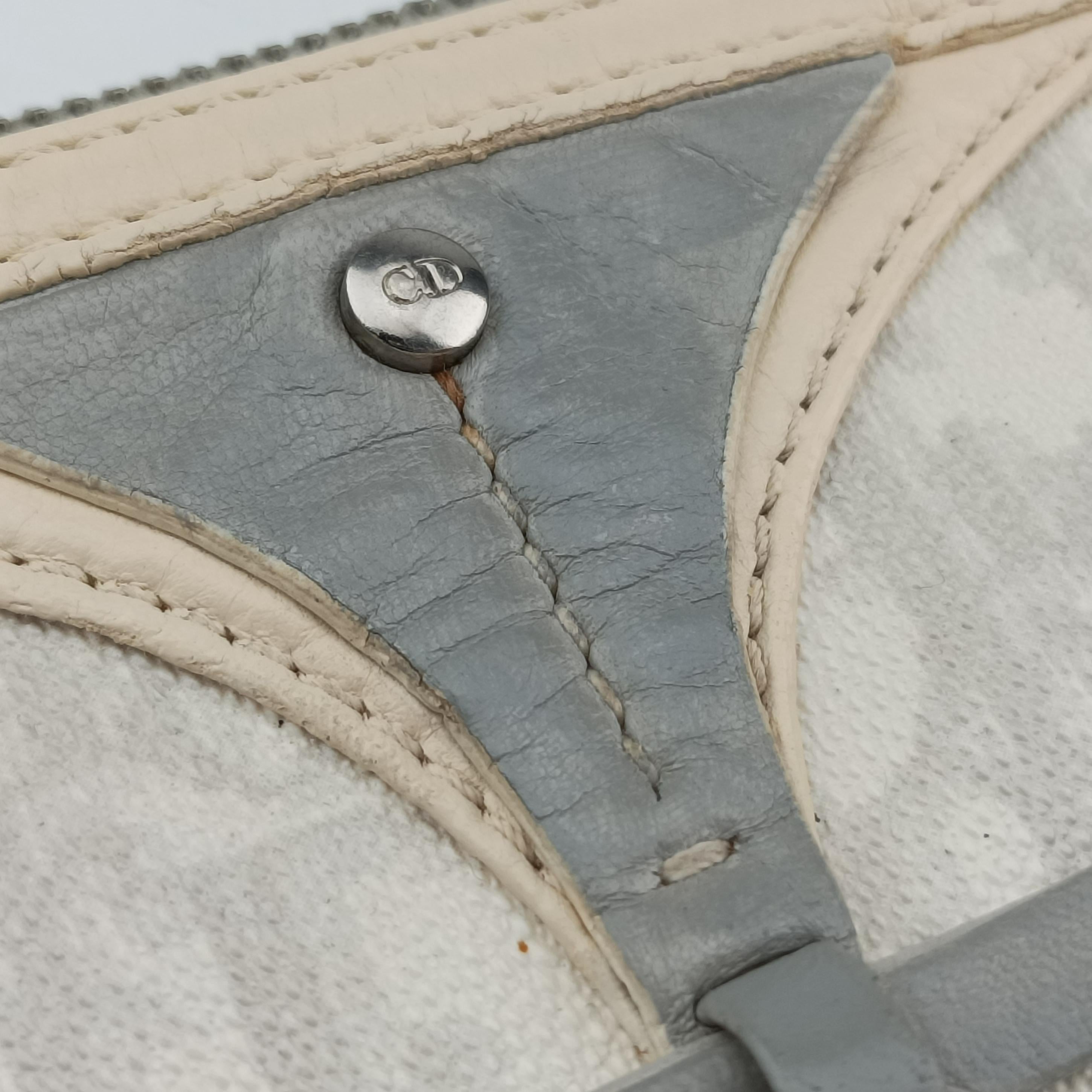 Pre-owned Christian Dior Romantique pouch Multicolour canvas  handbag | stylenewstar