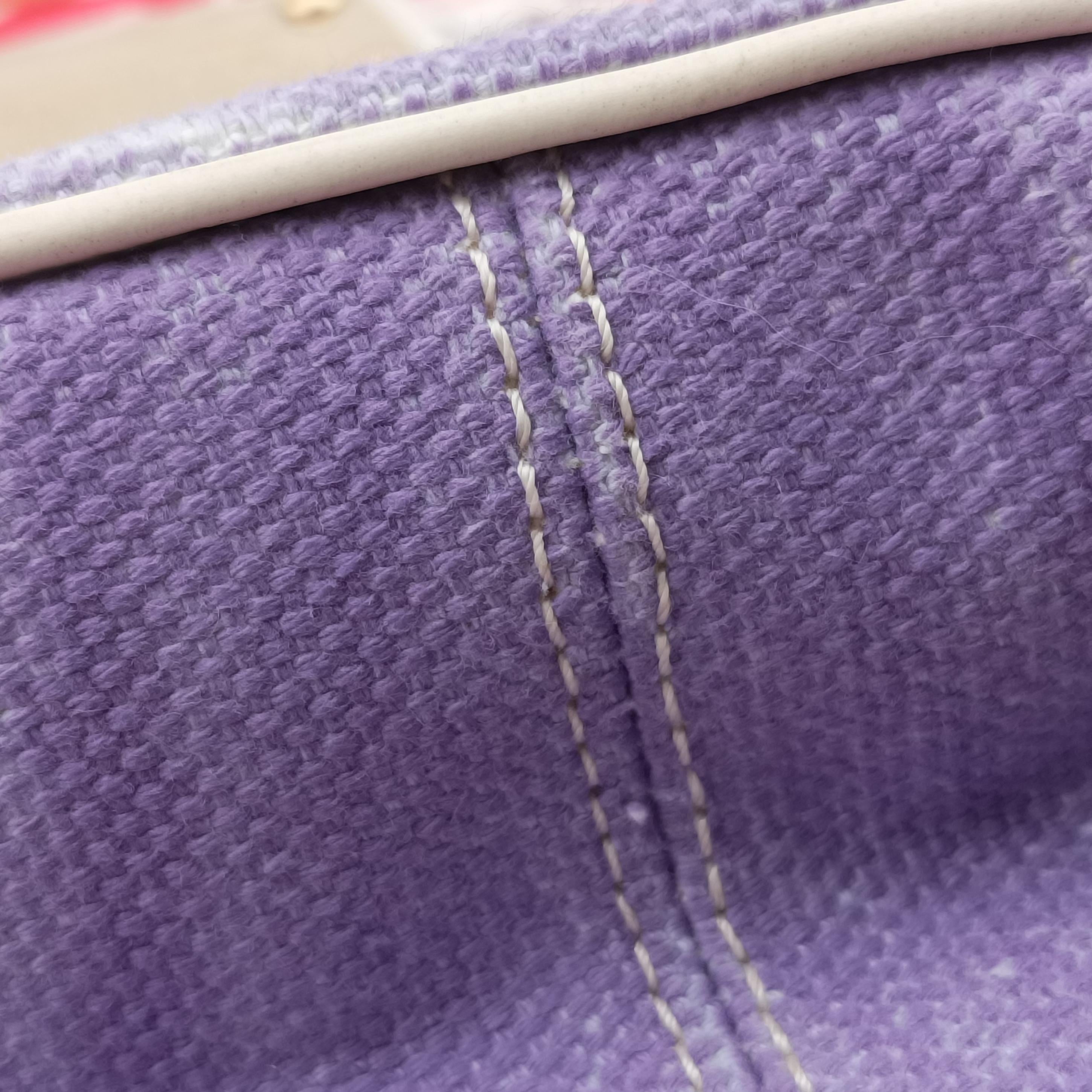 Pre-owned Louis Vuitton 2009 Cruise Galliera Riviera GM White × Purple × Red × Yellow Canvas × Leather M95805 shoulderbag | stylenewstar