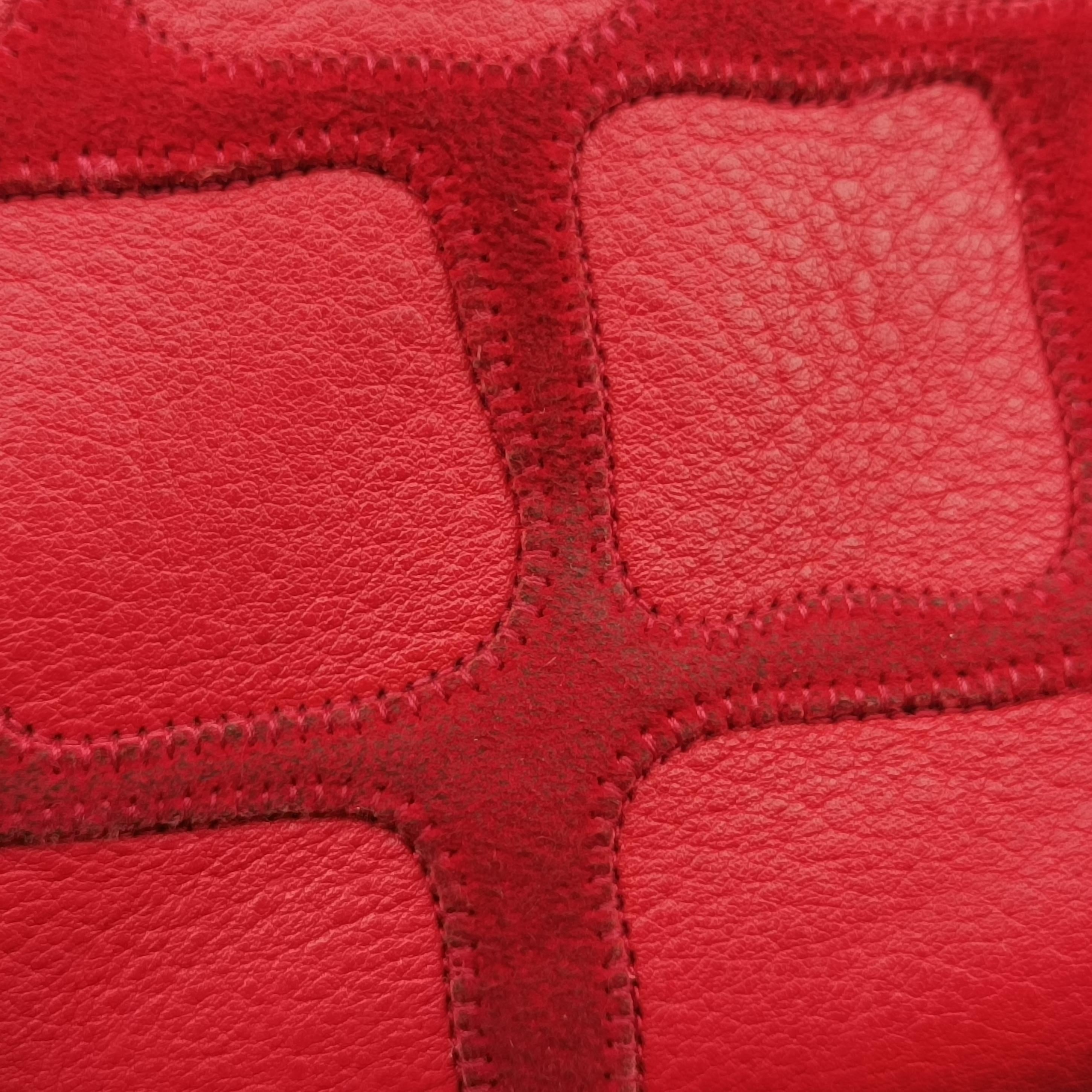 Pre-owned Christian Dior Bejeweled Hobo Red leather  handbag | stylenewstar