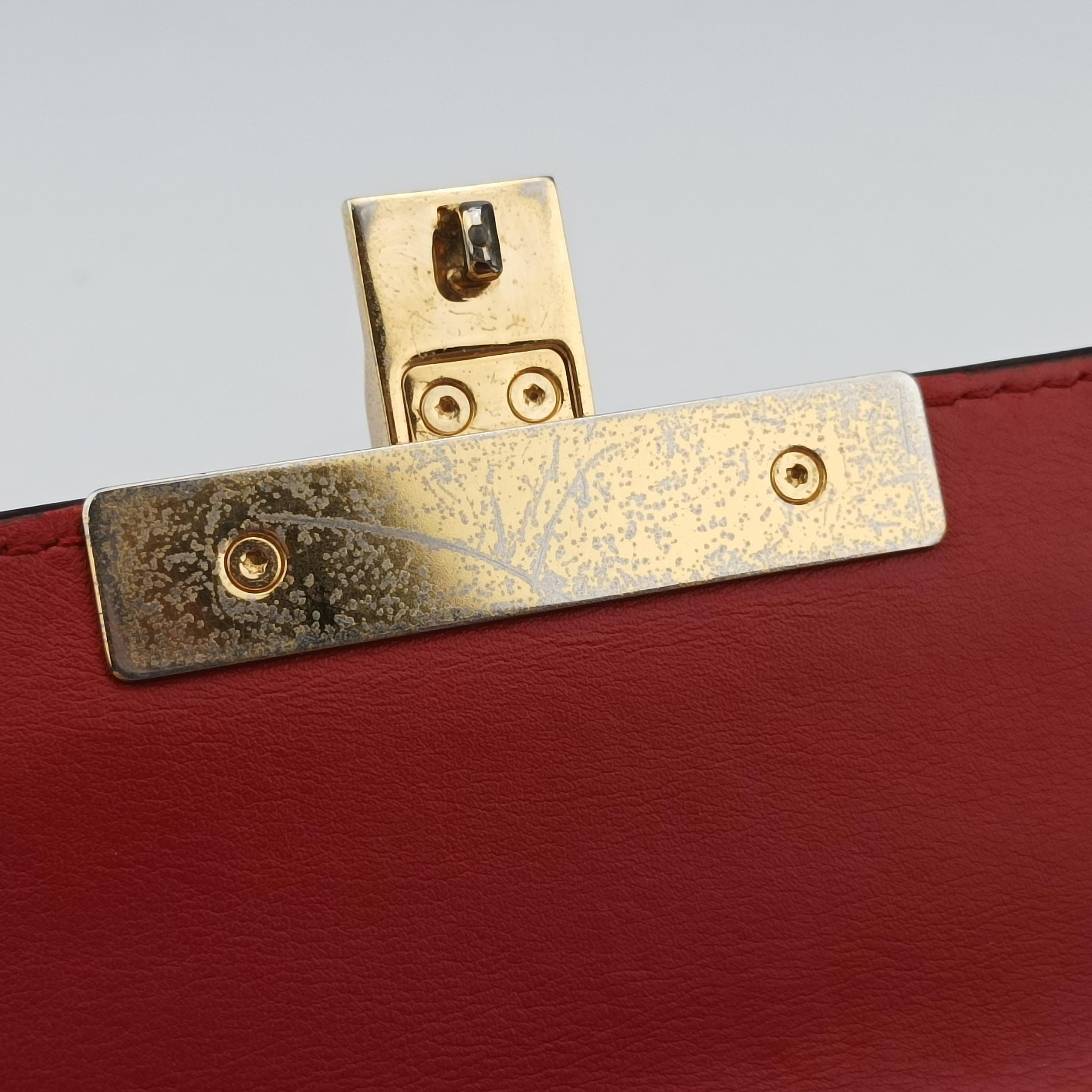 Secondhand Gucci Padlock beige×red×pink PVC coated canvas×Leather 409487 shoulderbag | stylenewstar