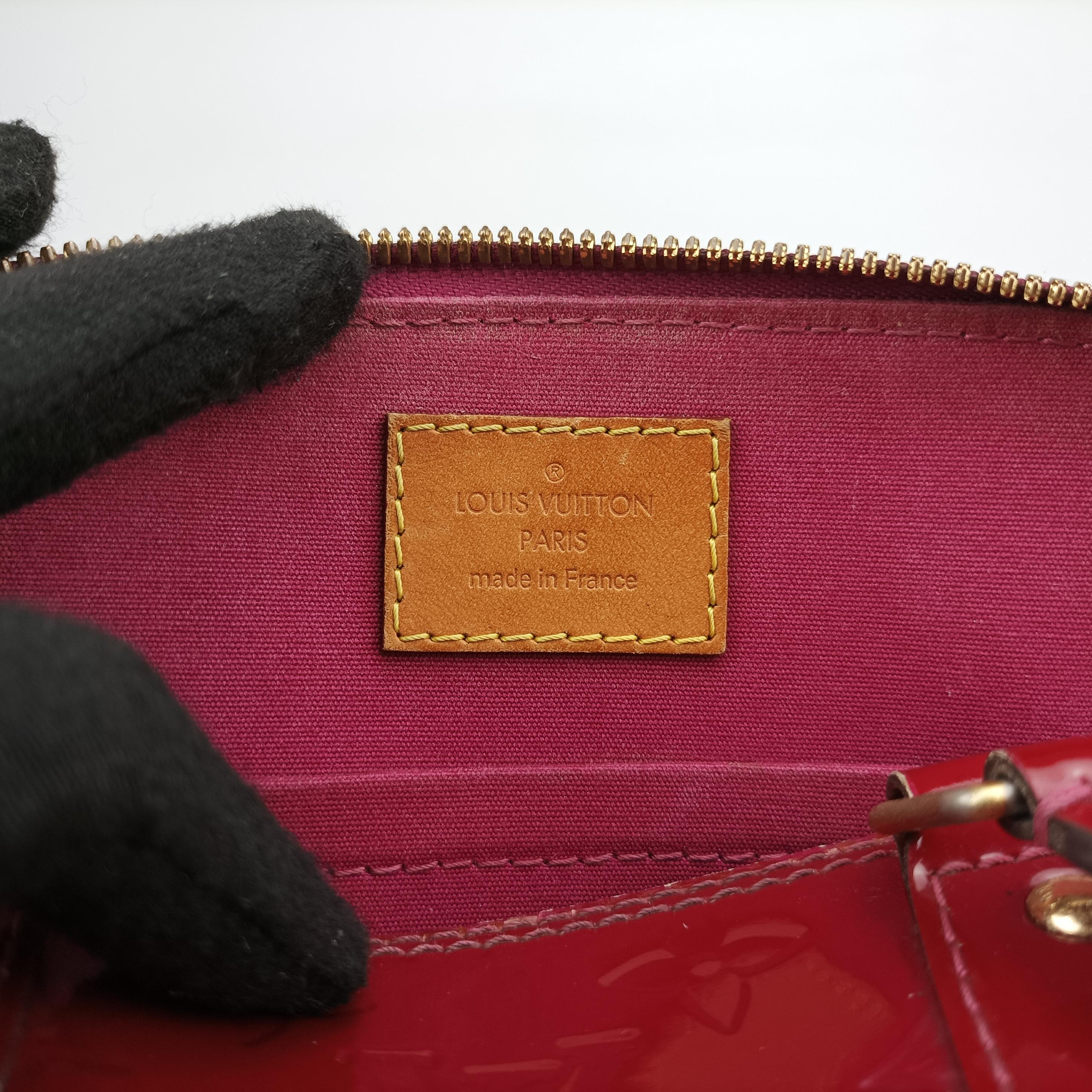 Pre-owned Louis Vuitton Alma BB CERISE Vernis M90174 shoulderbag | stylenewstar