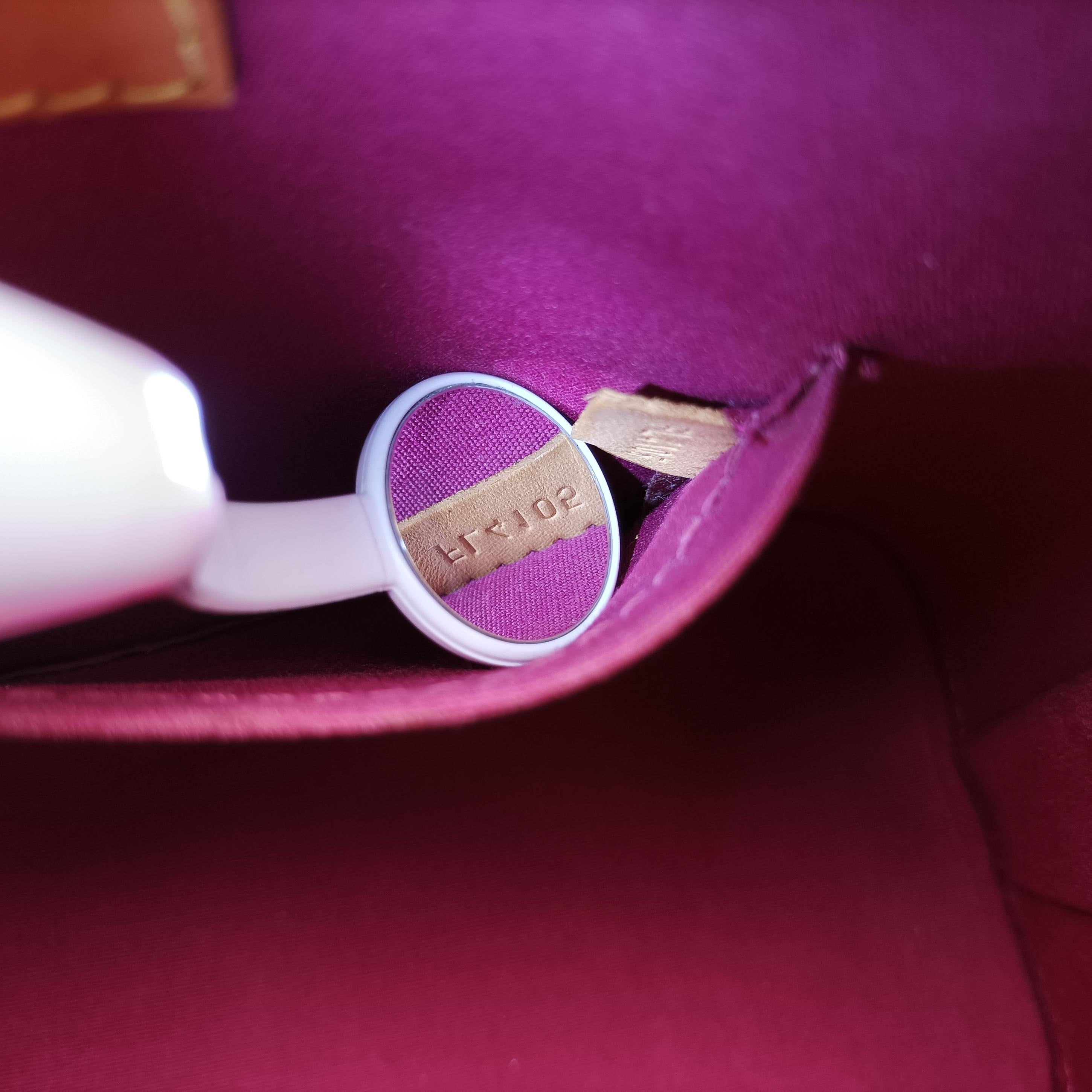 Pre-owned Louis Vuitton Alma BB CERISE Vernis M90174 shoulderbag | stylenewstar