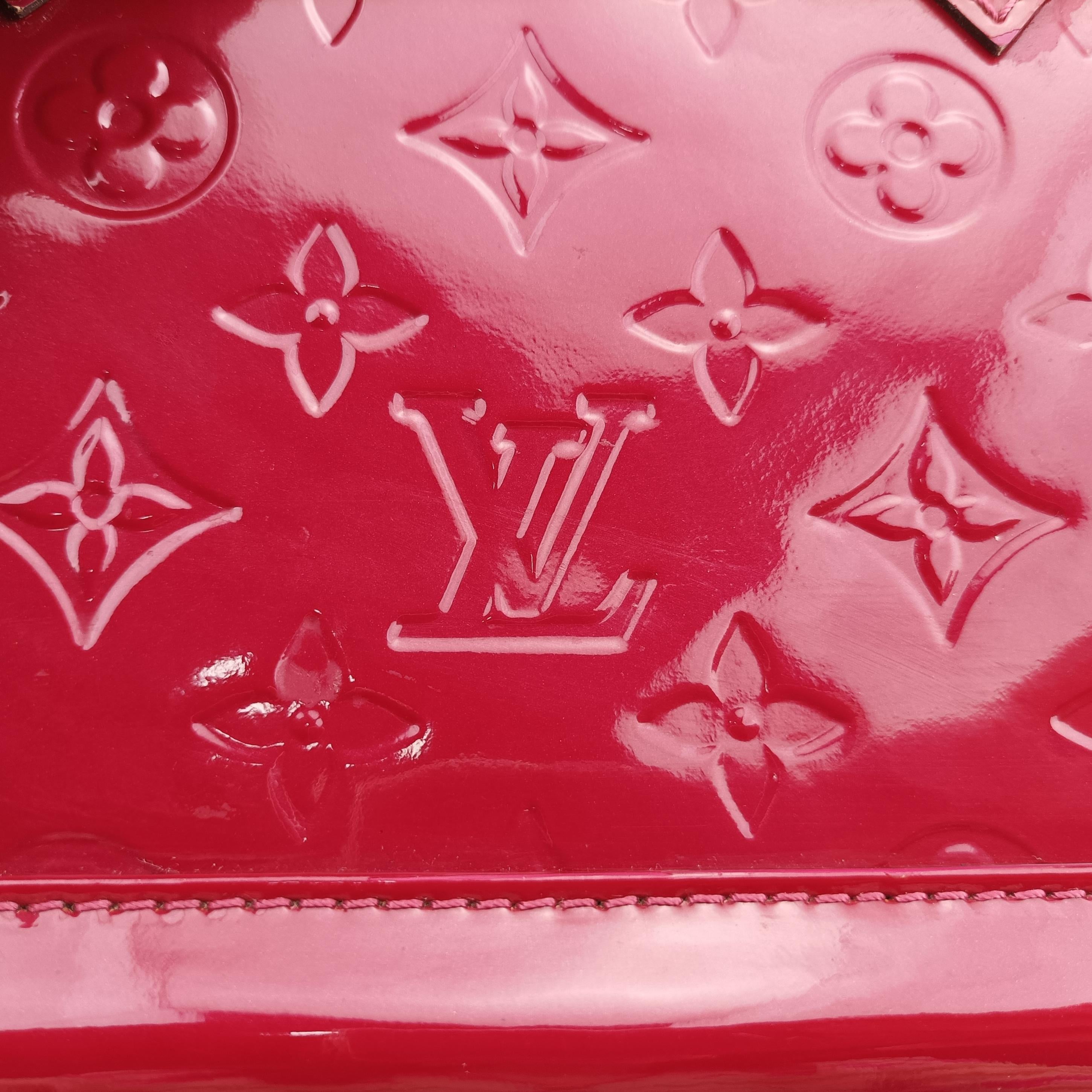 Pre-owned Louis Vuitton Alma BB CERISE Vernis M90174 shoulderbag | stylenewstar