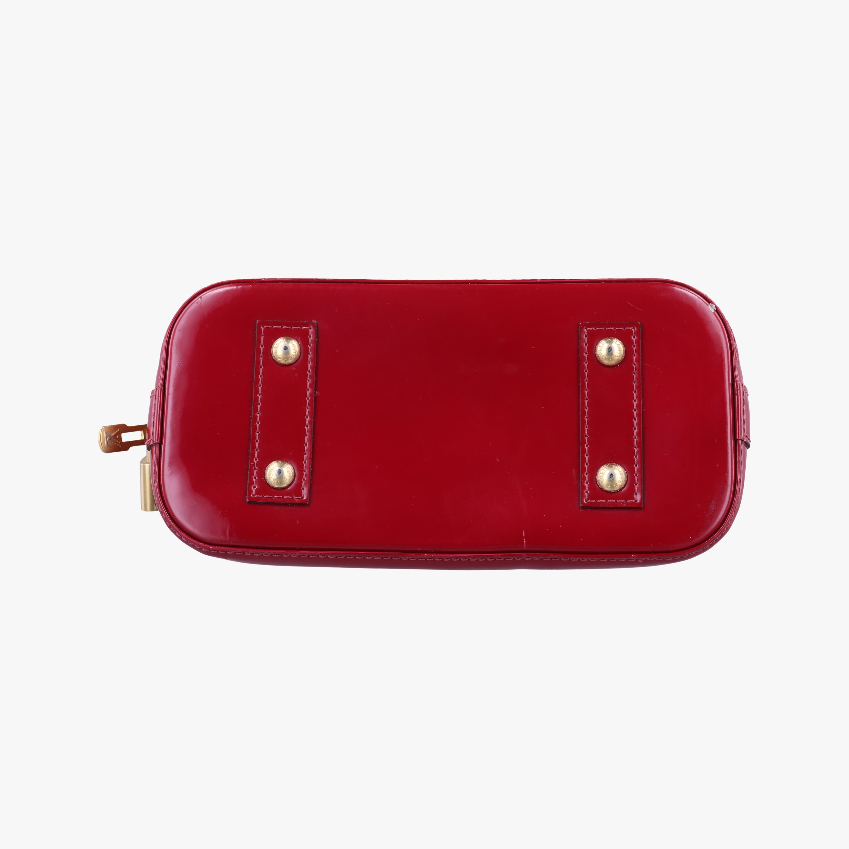 Pre-owned Louis Vuitton Alma BB CERISE Vernis M90174 shoulderbag | stylenewstar