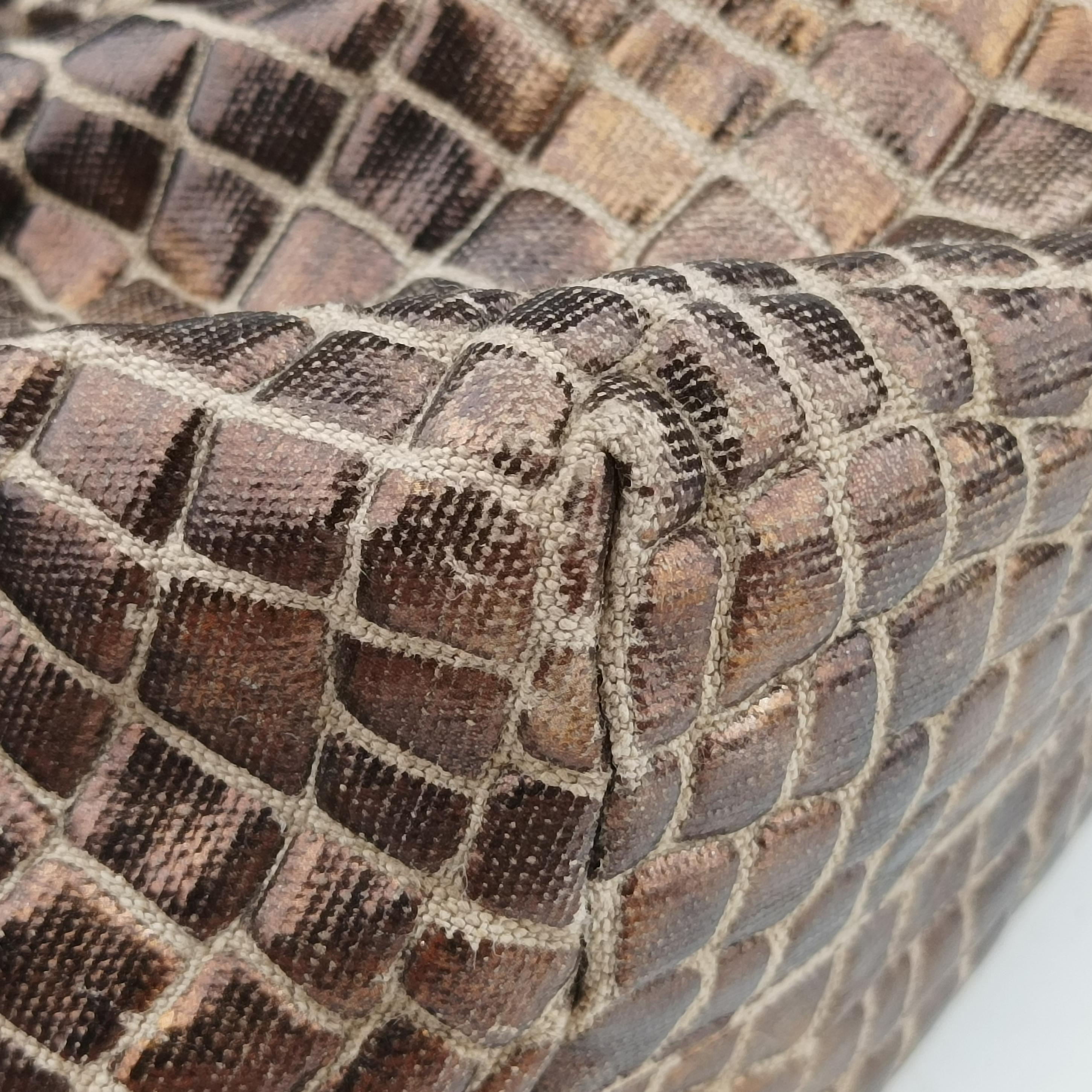Vintage Fendi Zucca Print Brown fabric 8BH186 shoulderbag | stylenewstar