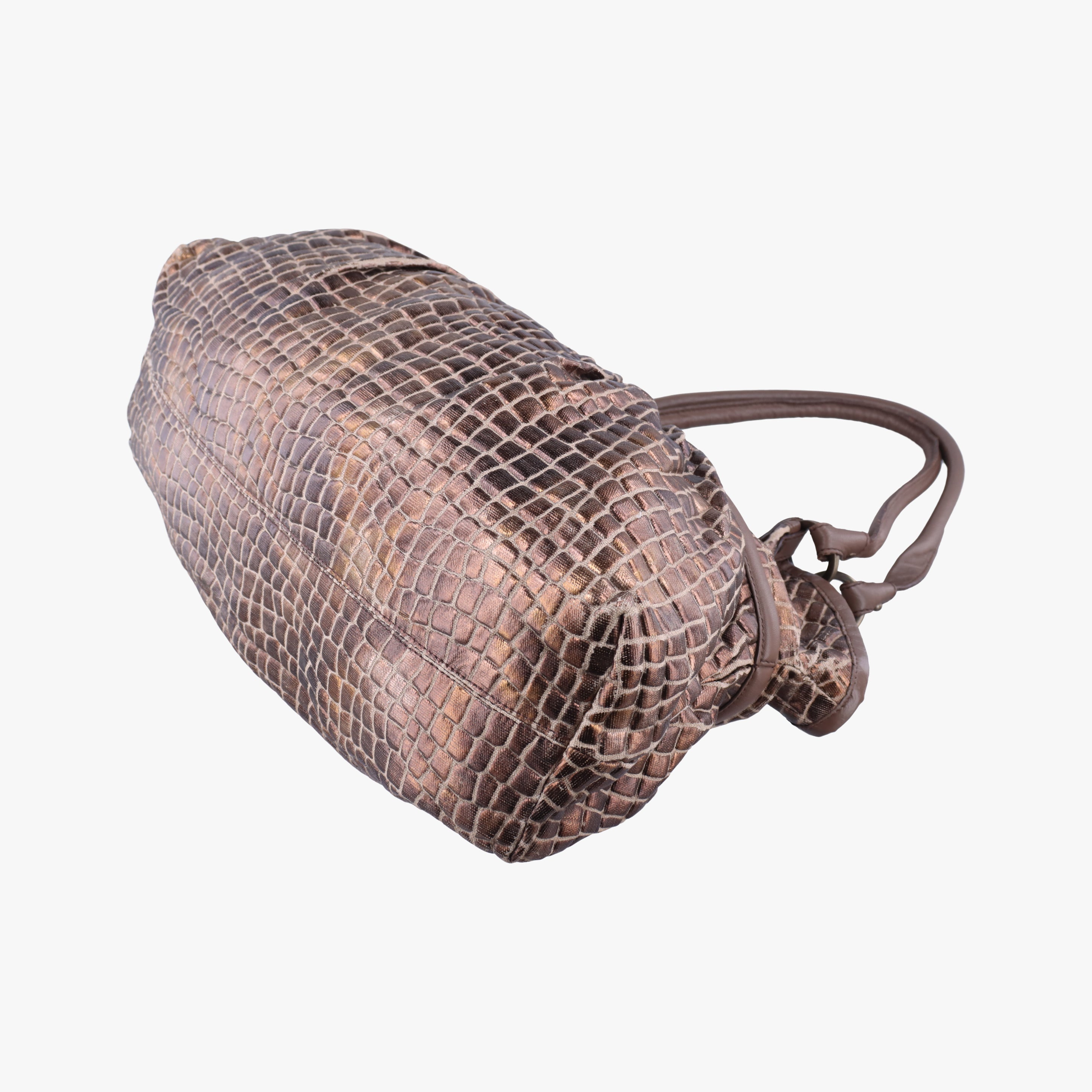 Vintage Fendi Zucca Print Brown fabric 8BH186 shoulderbag | stylenewstar