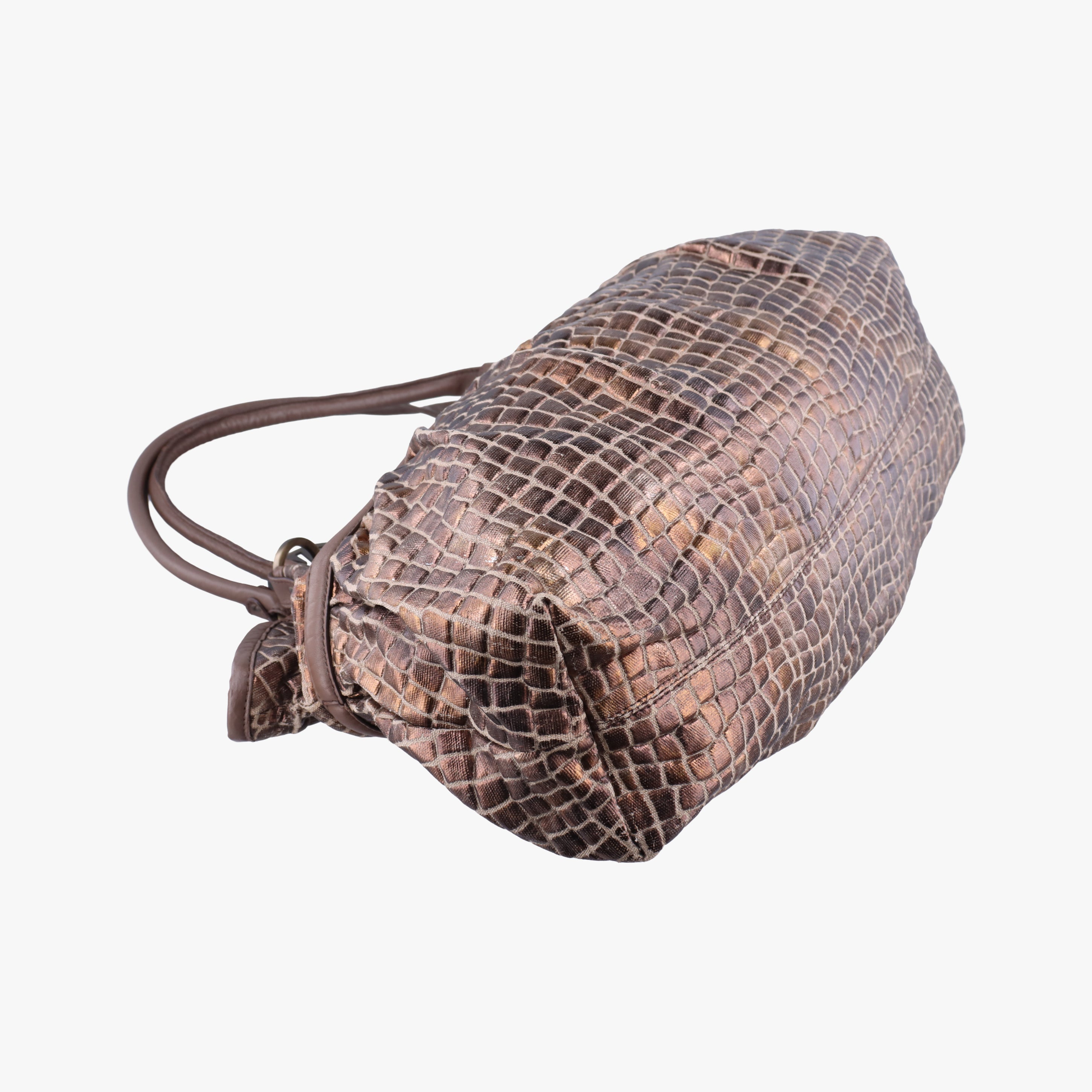 Vintage Fendi Zucca Print Brown fabric 8BH186 shoulderbag | stylenewstar