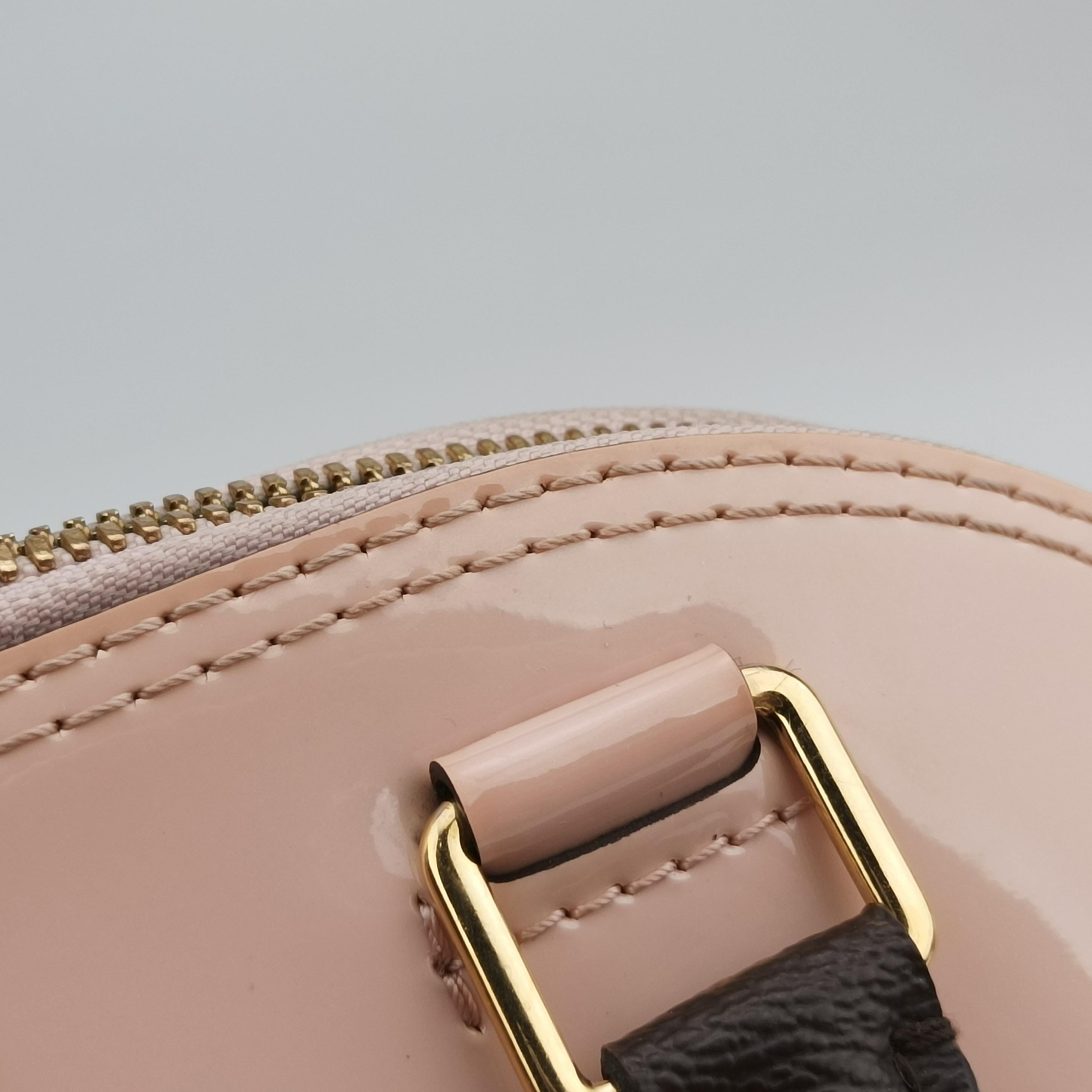 Secondhand Louis Vuitton Alma BB ROSE BALLERIN Vernis M51949 shoulderbag | stylenewstar