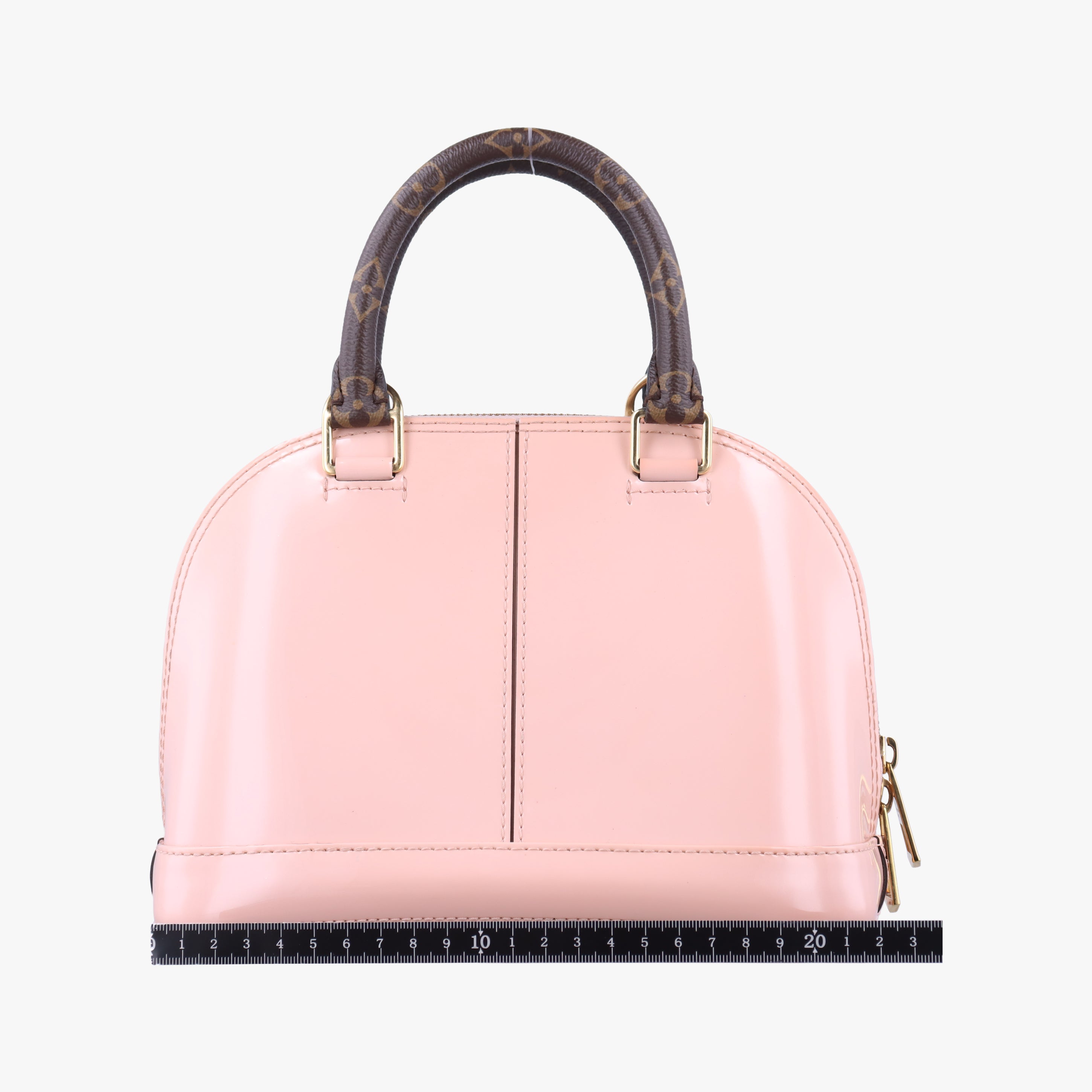Secondhand Louis Vuitton Alma BB ROSE BALLERIN Vernis M51949 shoulderbag | stylenewstar