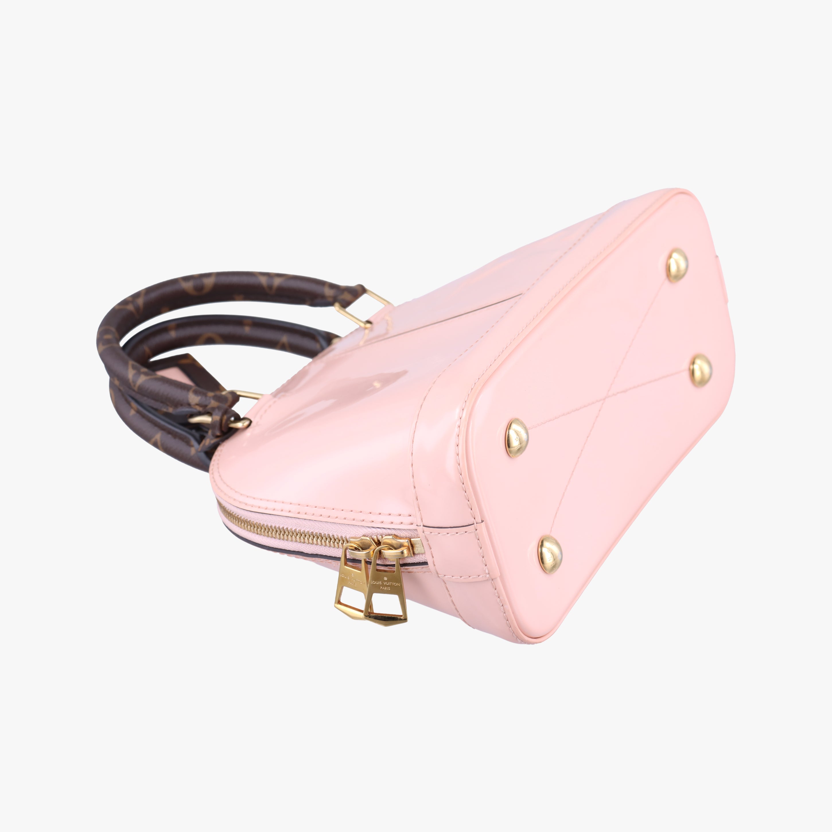 Secondhand Louis Vuitton Alma BB ROSE BALLERIN Vernis M51949 shoulderbag | stylenewstar