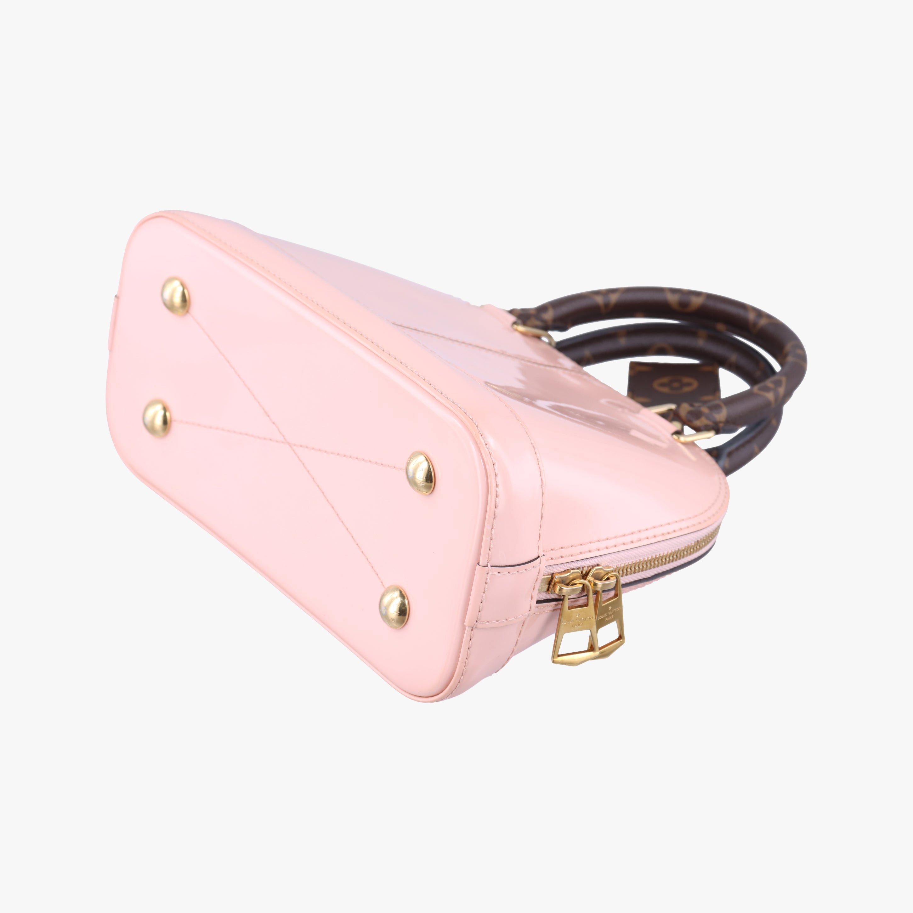 Secondhand Louis Vuitton Alma BB ROSE BALLERIN Vernis M51949 shoulderbag | stylenewstar