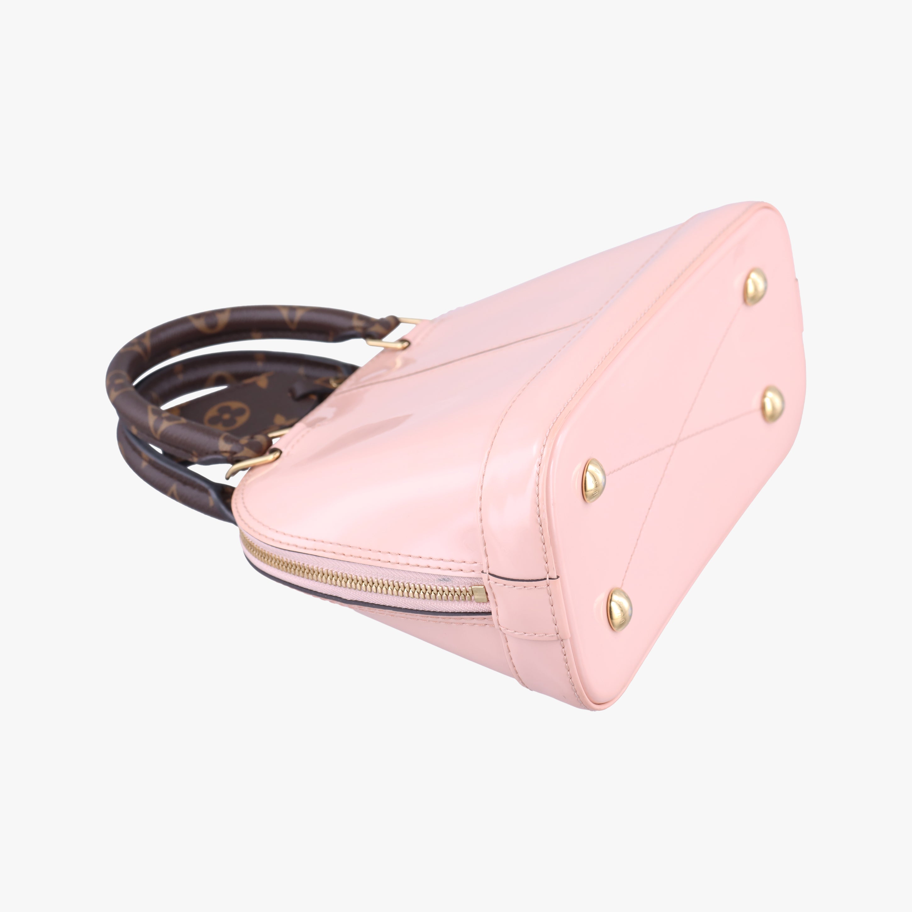Secondhand Louis Vuitton Alma BB ROSE BALLERIN Vernis M51949 shoulderbag | stylenewstar